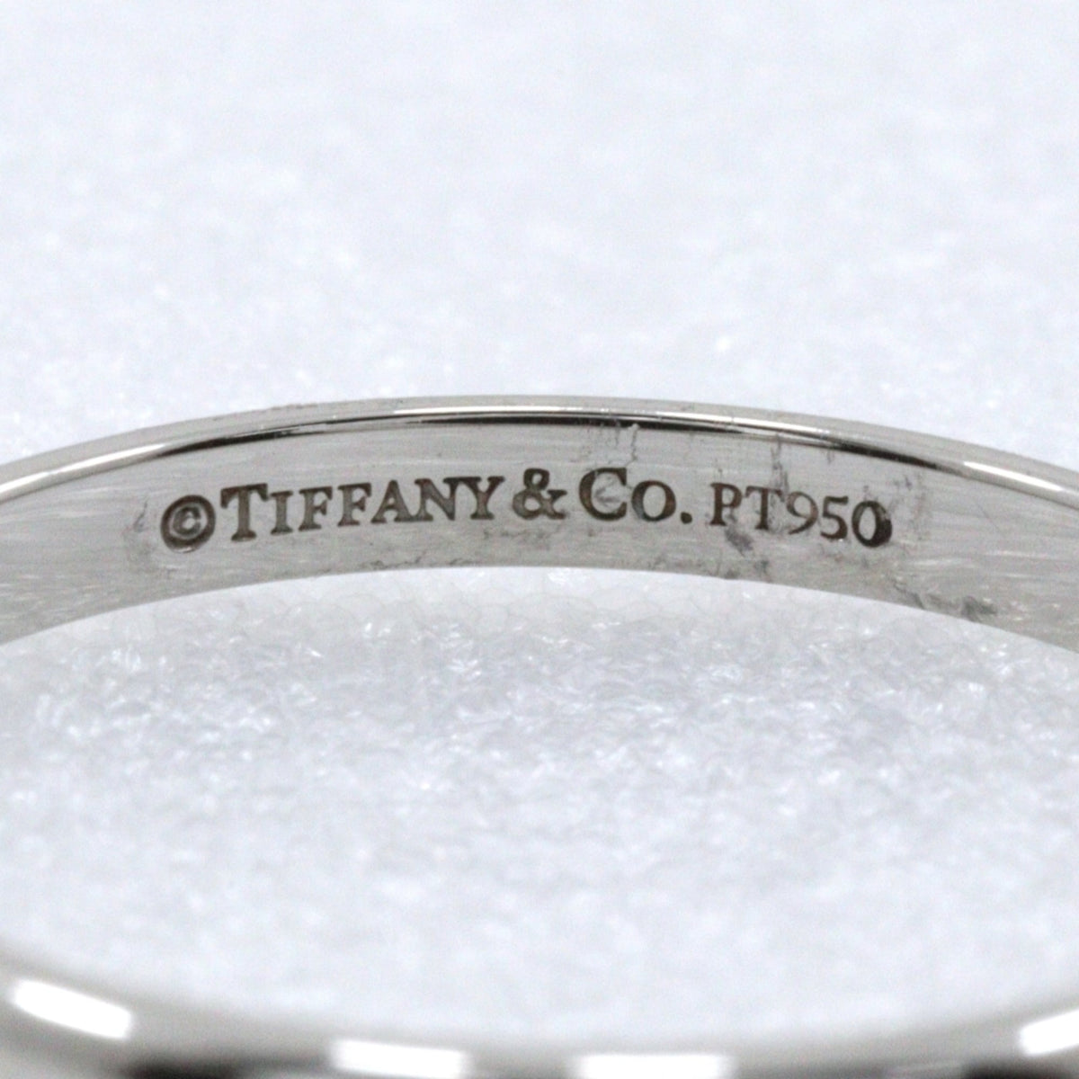 Tiffany Platinum 950 Band Ring (Pre-Owned)