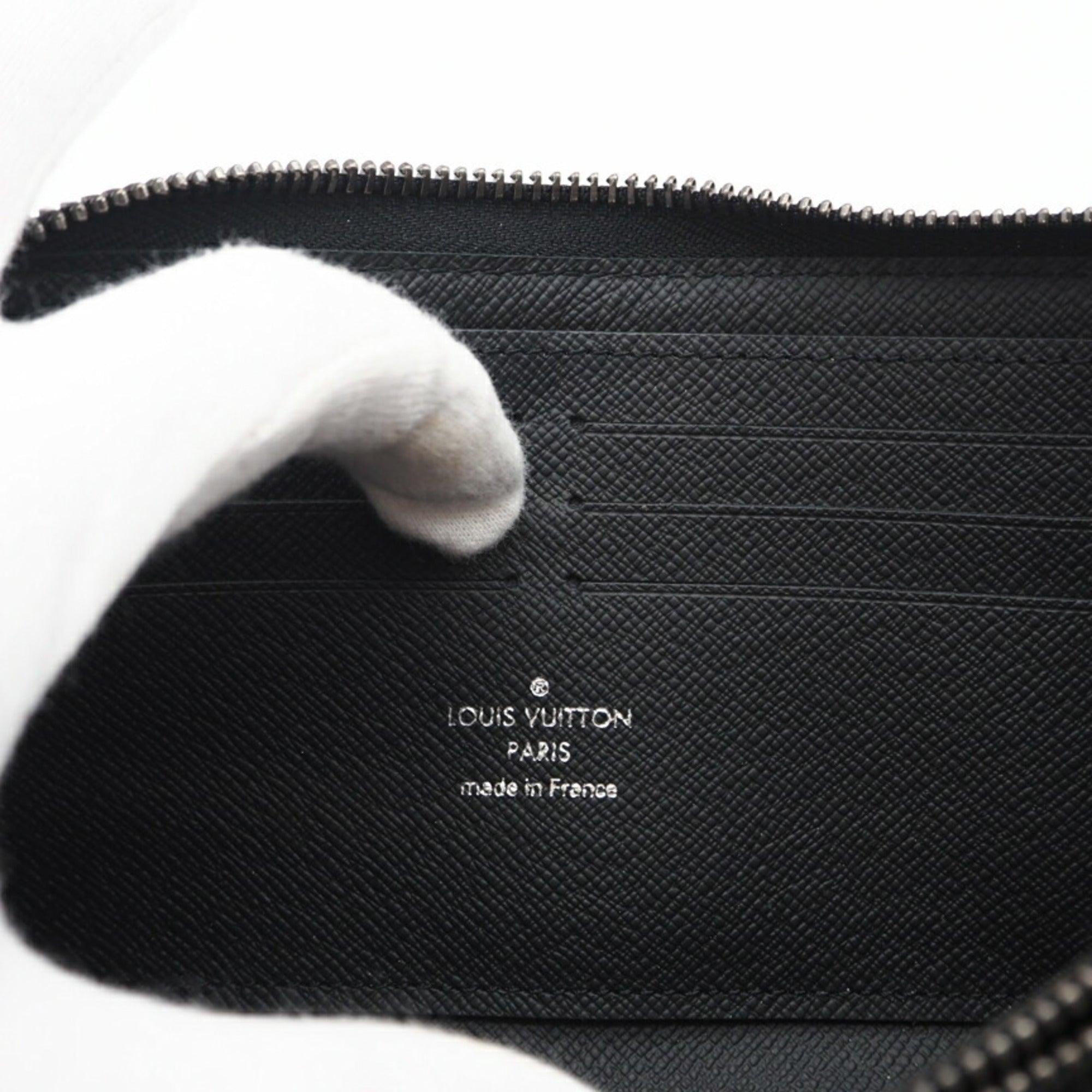 Louis Vuitton Black Coated Canvas Coin Purse/Coin Case (Pre-Owned)