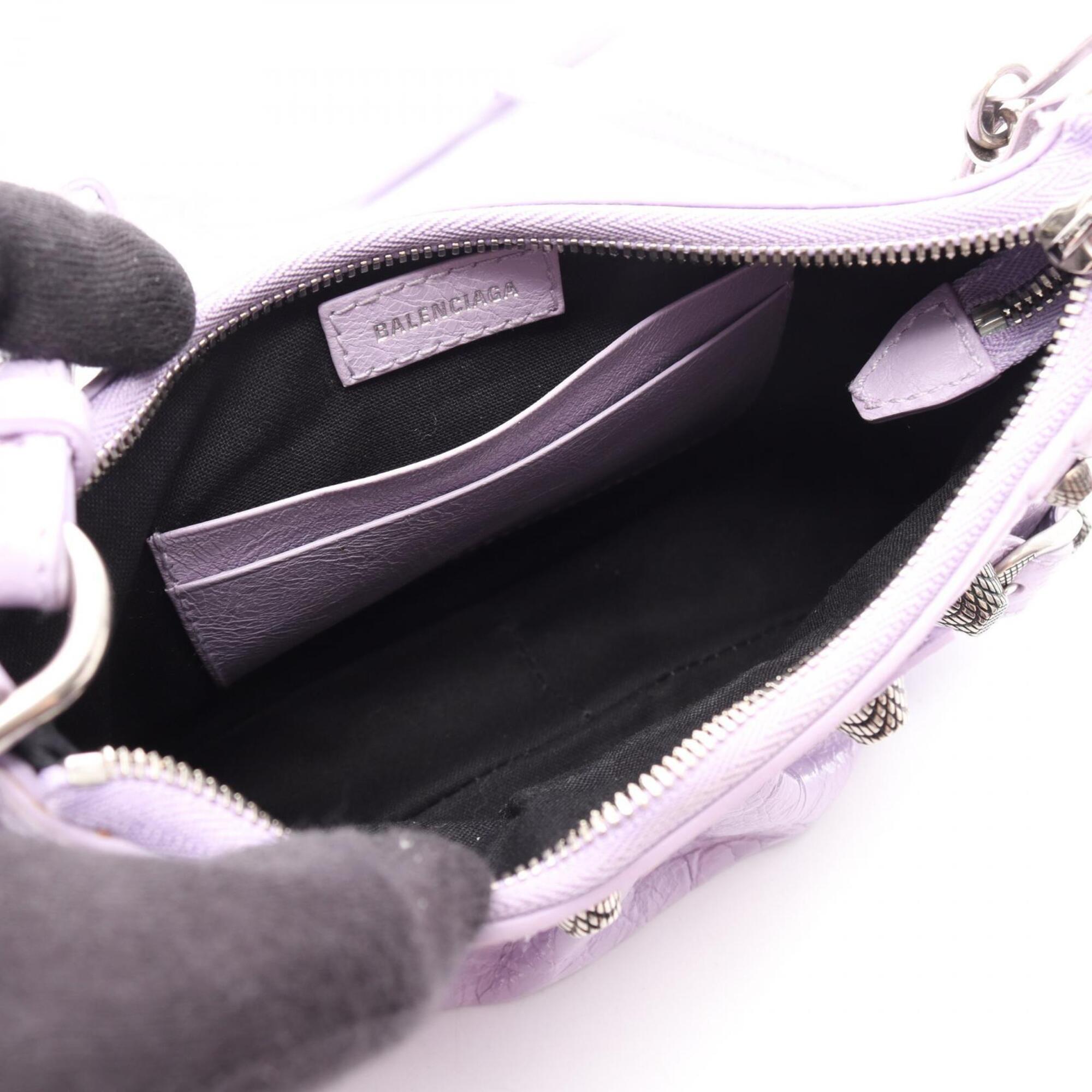 Balenciaga Purple Leather Handbag (Pre-Owned)