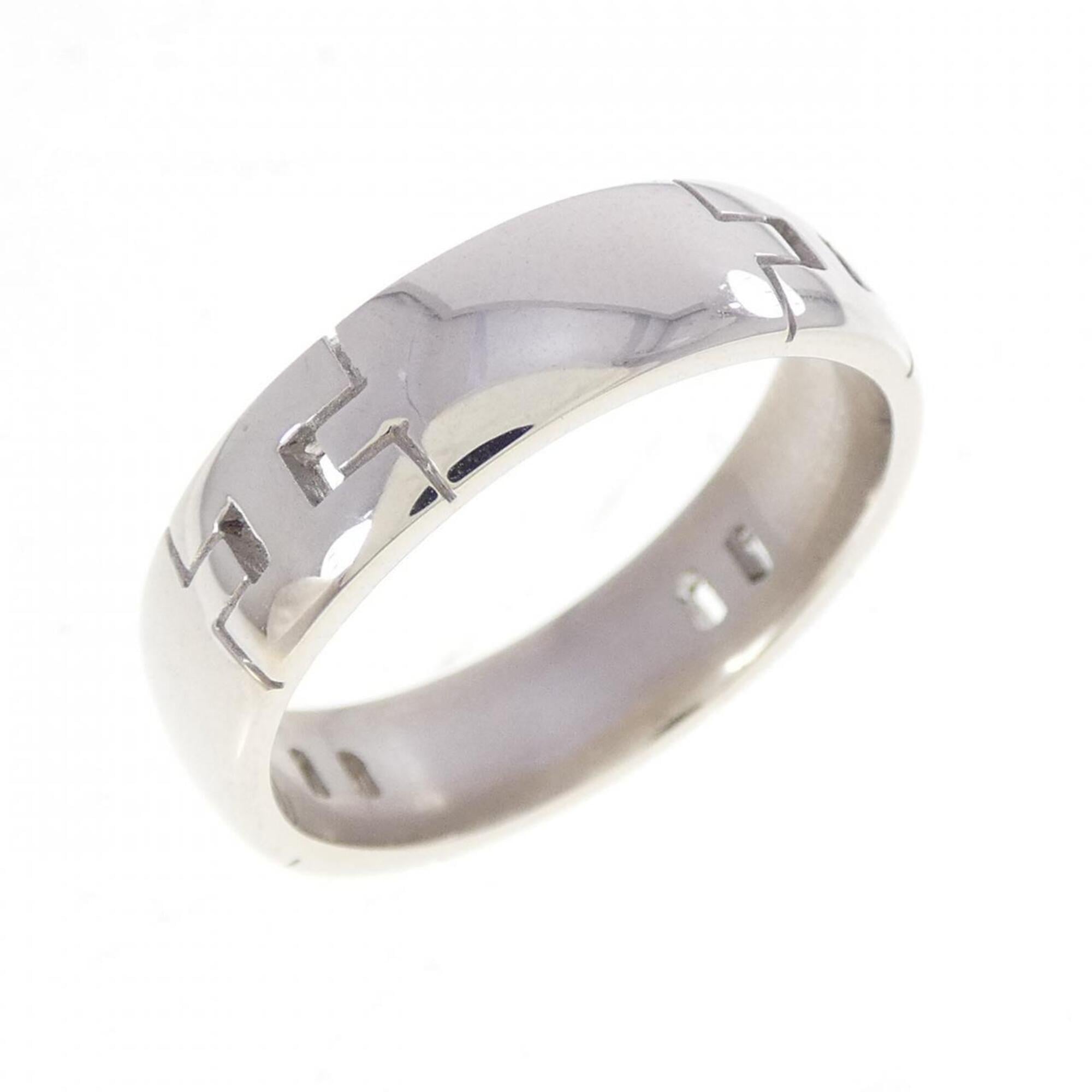 Hermes White Gold (18K) Band Ring (Pre-Owned)