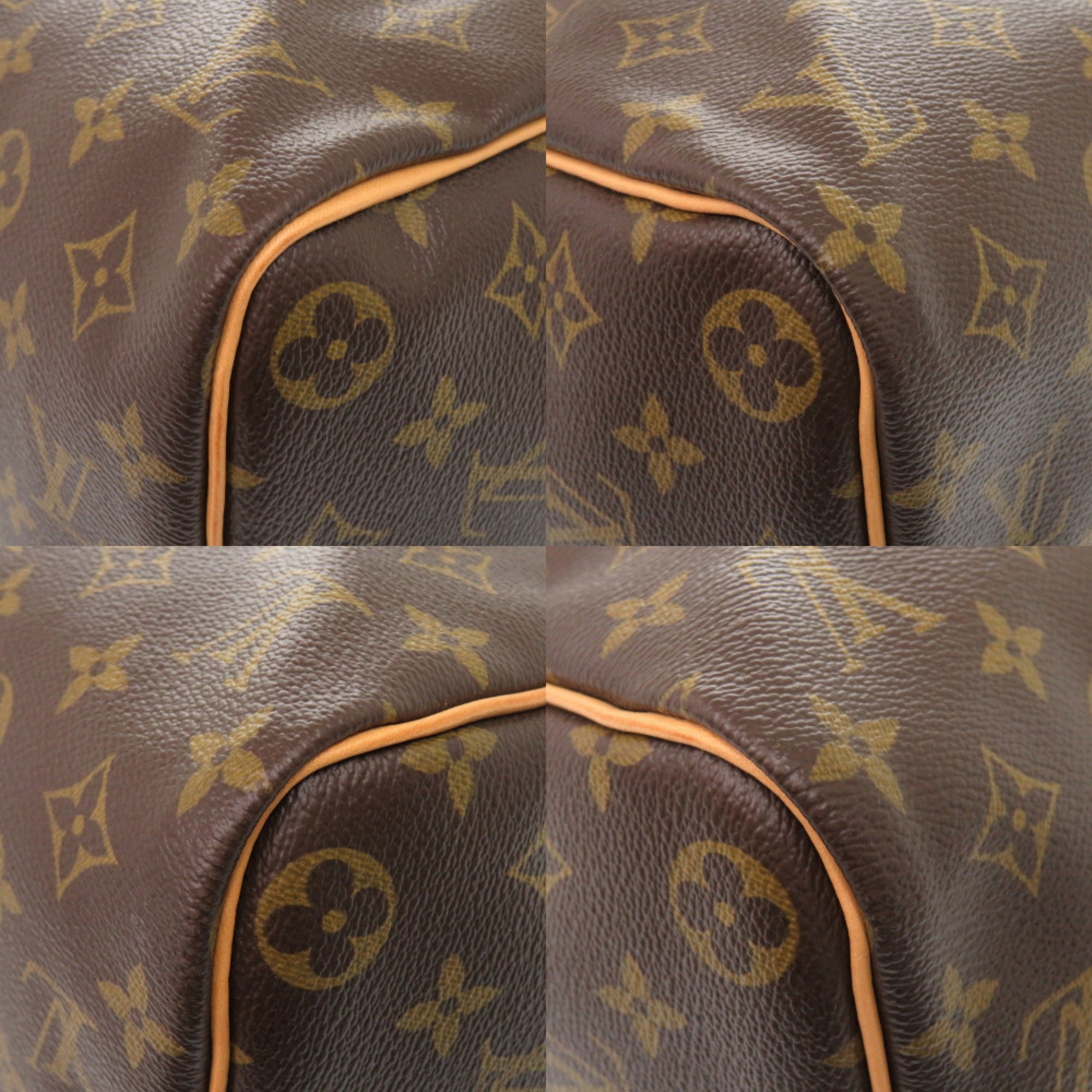 Louis Vuitton Brown Monogram Canvas Boston Bag (Pre-Owned)