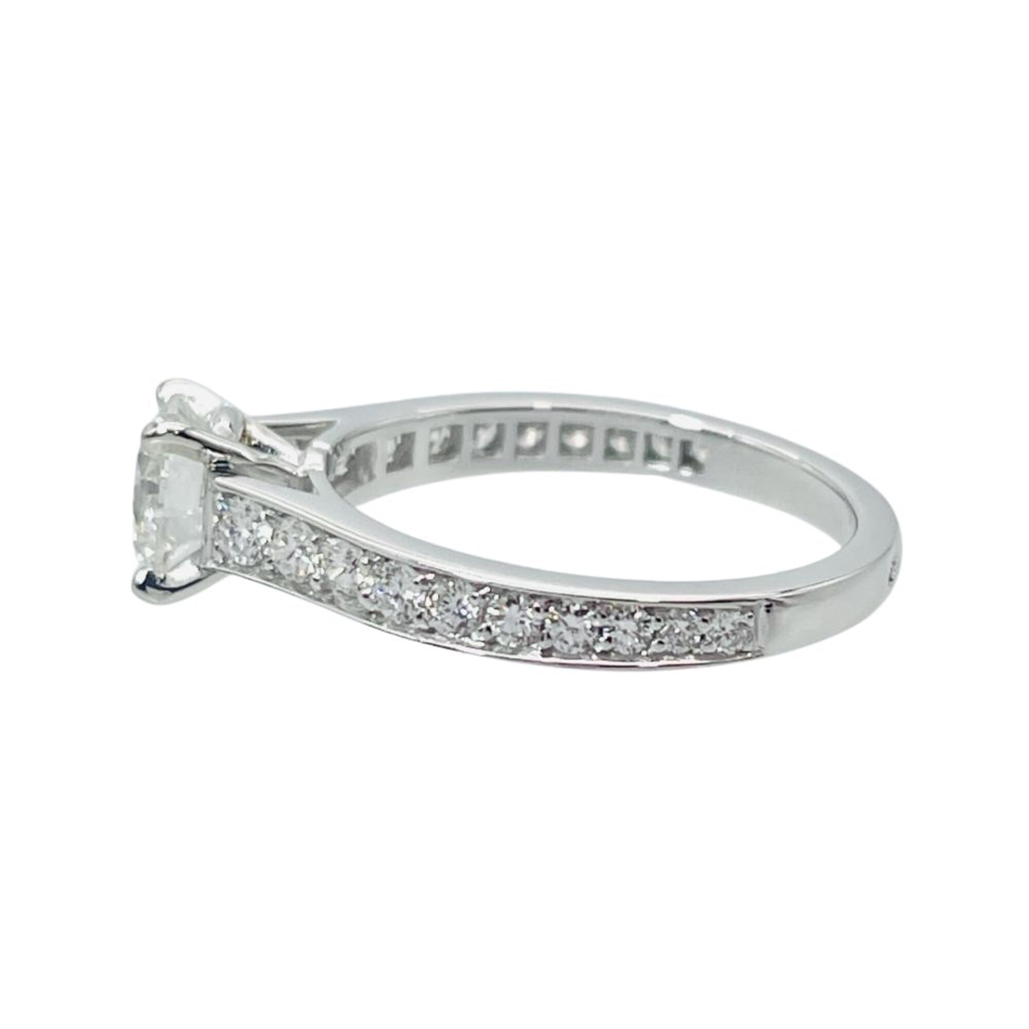 Cartier Platinum Platinum 950 Band Ring (Pre-Owned)