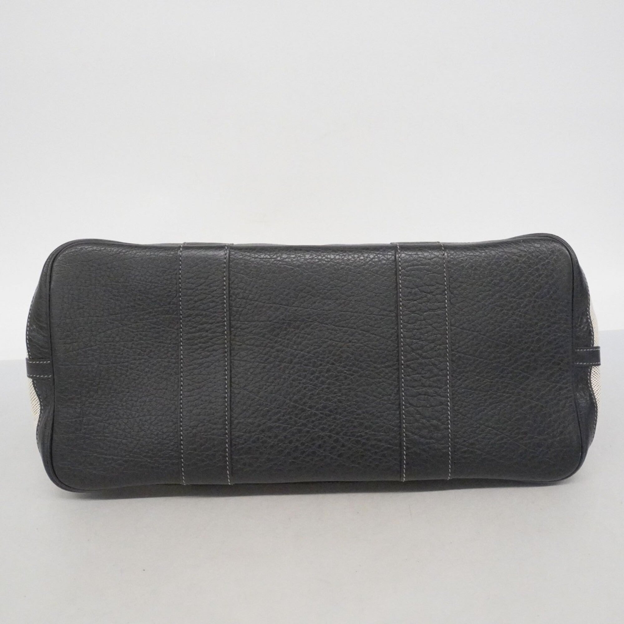 Hermes Black Toile H Tote Bag (Pre-Owned)