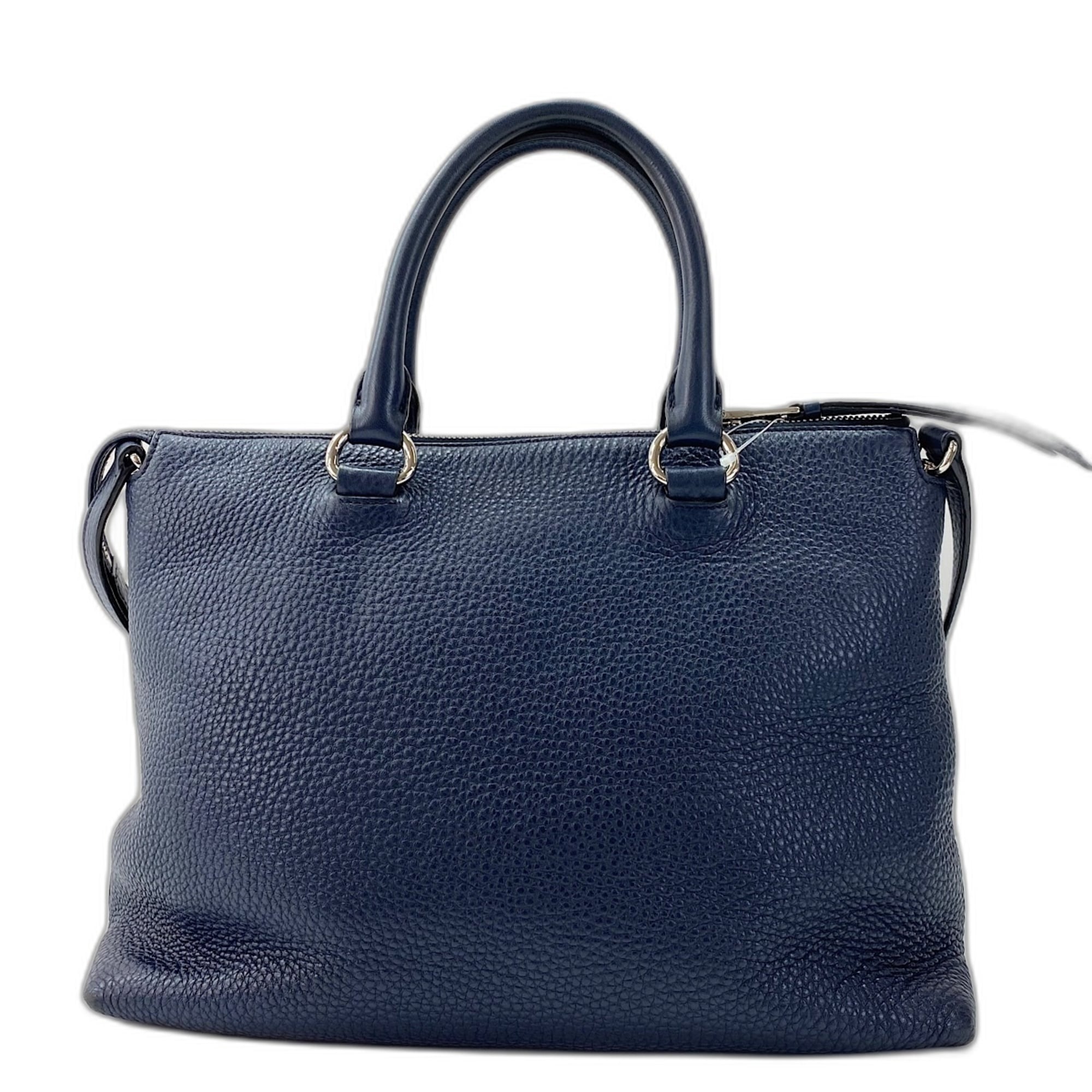 Prada Navy Handbag Shoulder Bag (Pre-Owned)