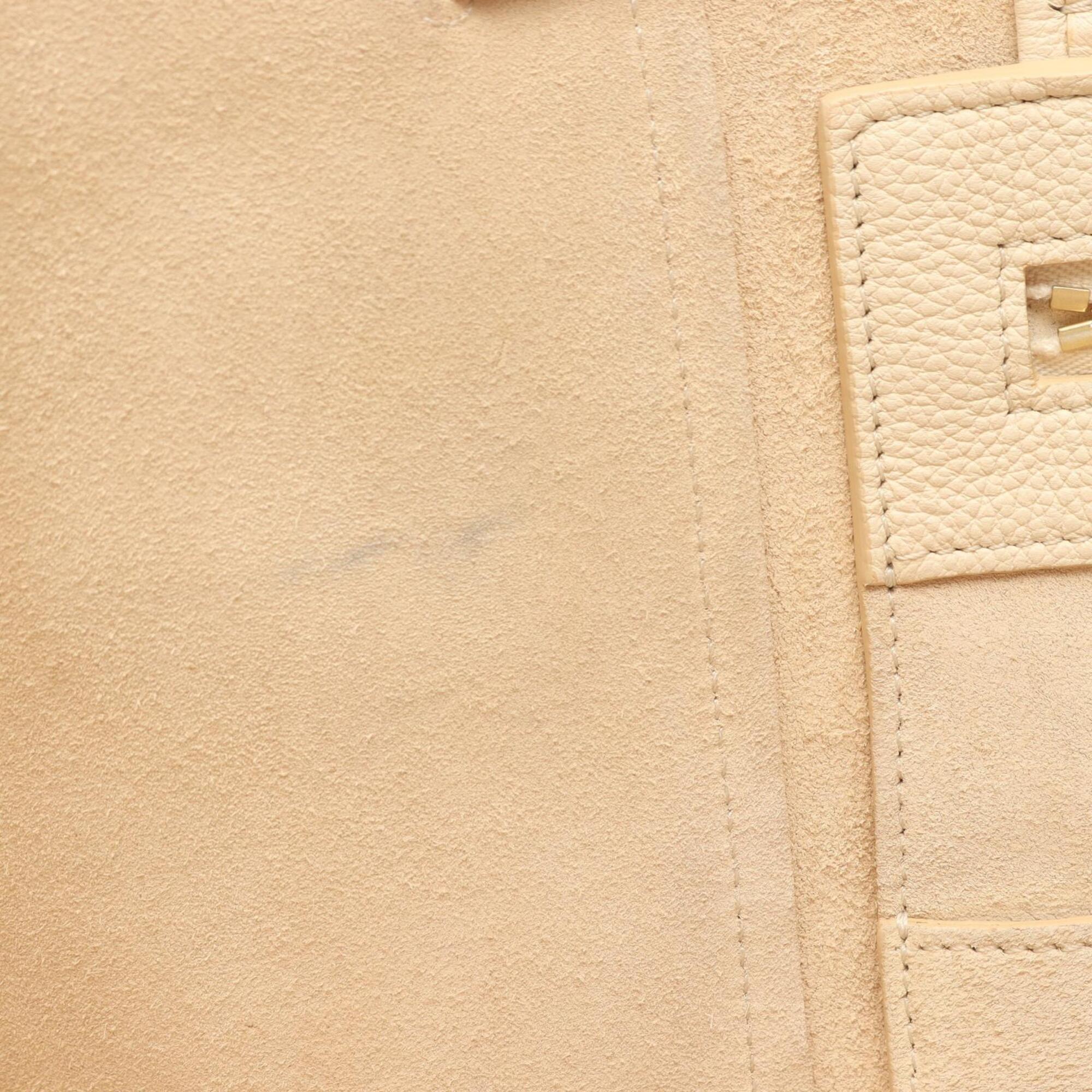Celine Ivory Leather Handbag Tote Bag (Pre-Owned)