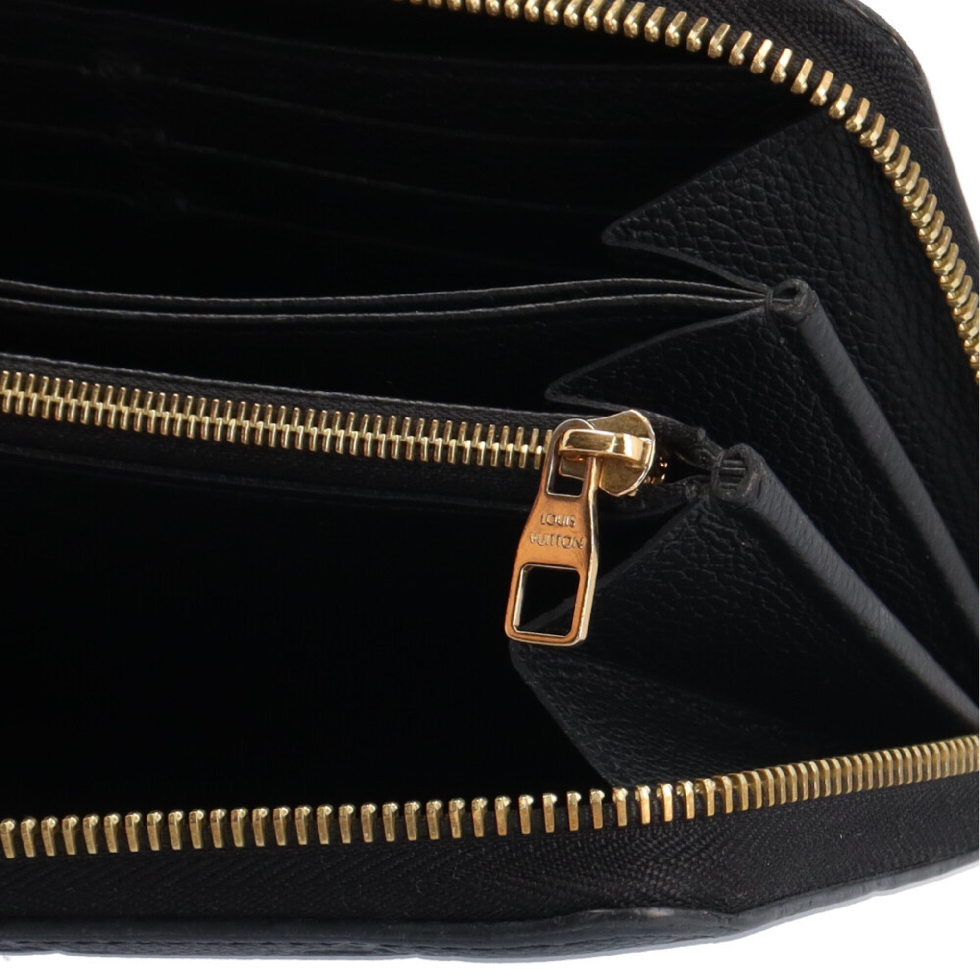 Louis Vuitton Monogram Empreinte Black Noir Monogram Empreinte Long Wallet (Bi-Fold) (Pre-Owned)