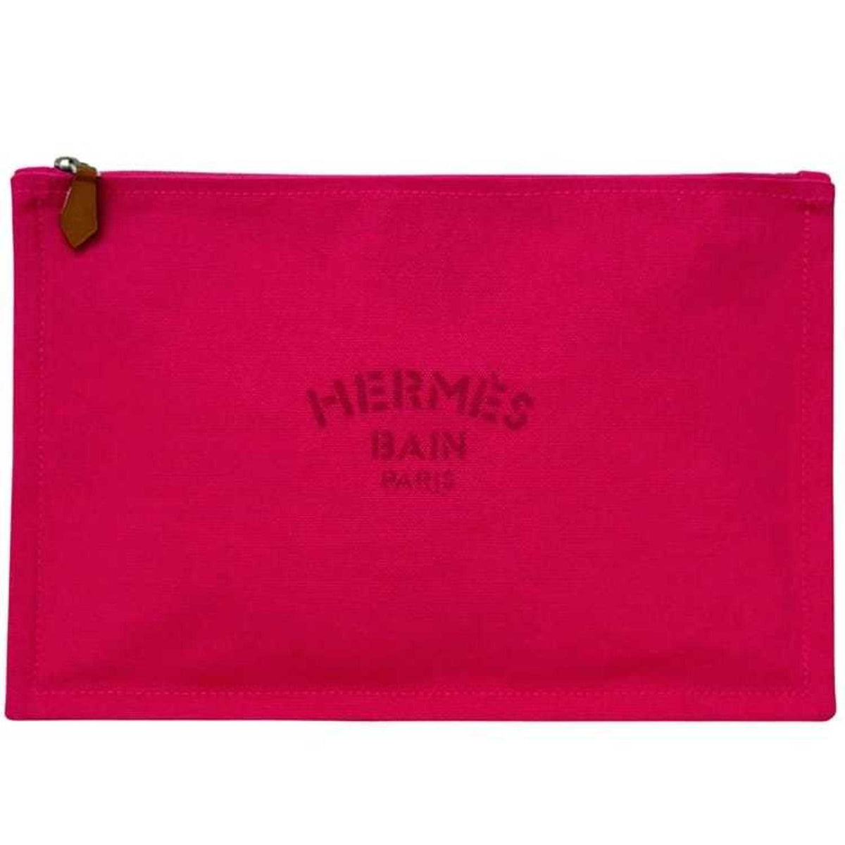 Hermes Pink Cotton Pouch (Pre-Owned)