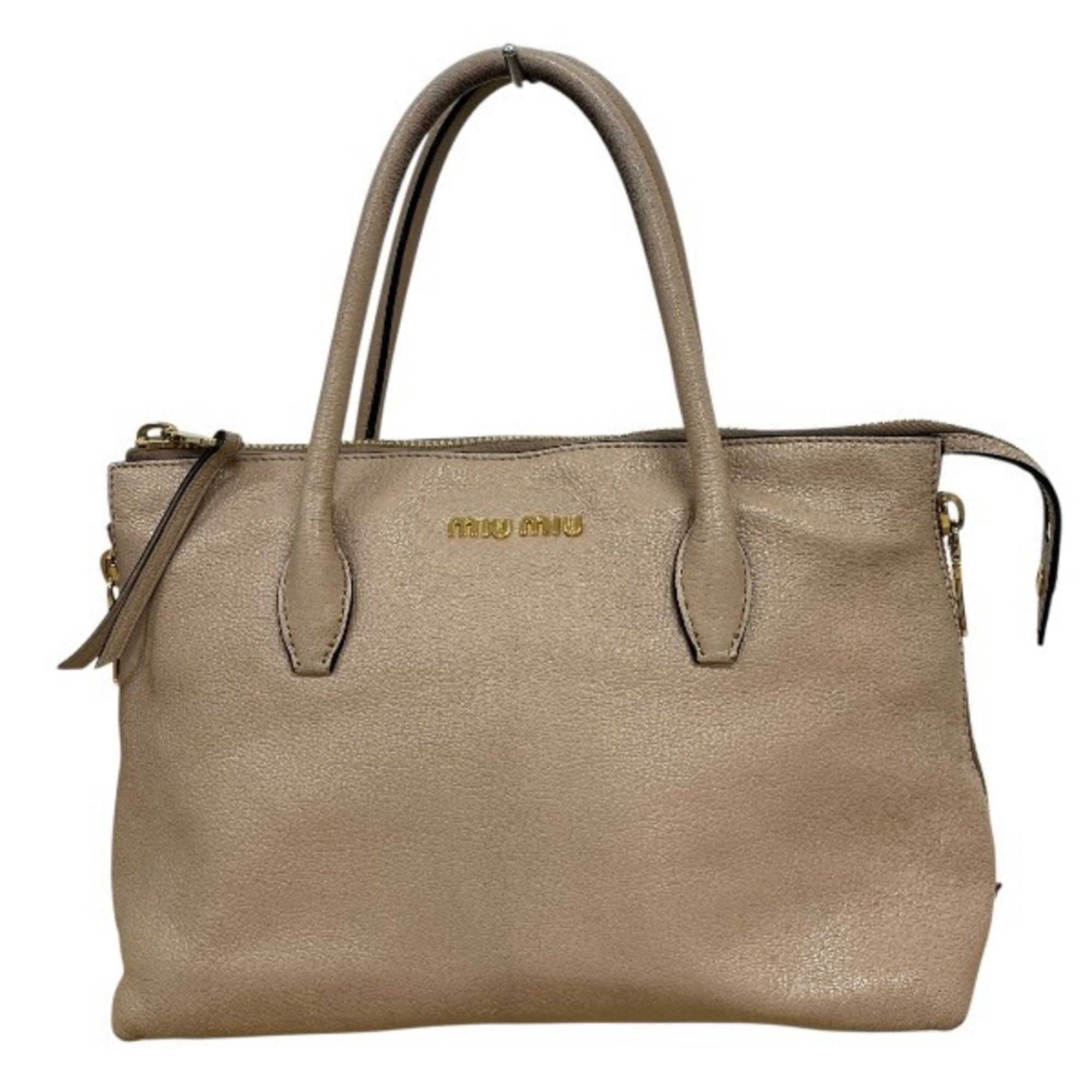 Miu Miu Pink Leather Handbag (Pre-Owned)