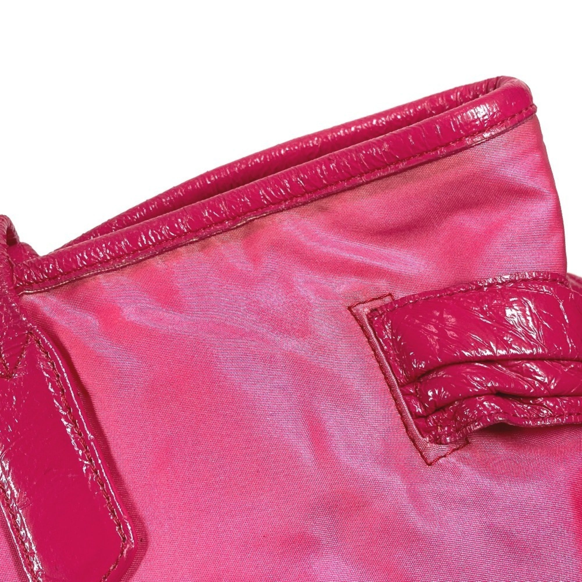 Prada Pink Nylon Shoulder Bag Tote Bag (Pre-Owned)