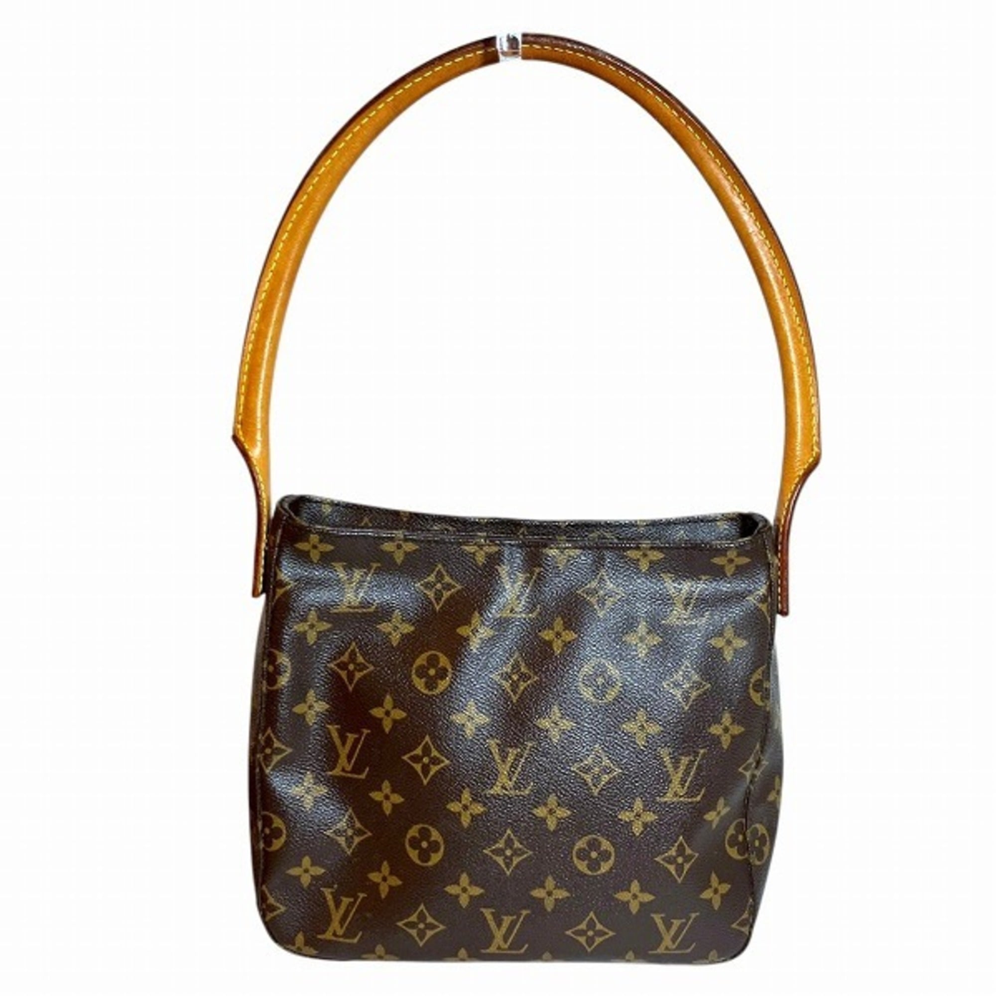 Louis Vuitton Brown Monogram Canvas Pvc Coated Canvas Handbag Shoulder Bag (Pre-Owned)