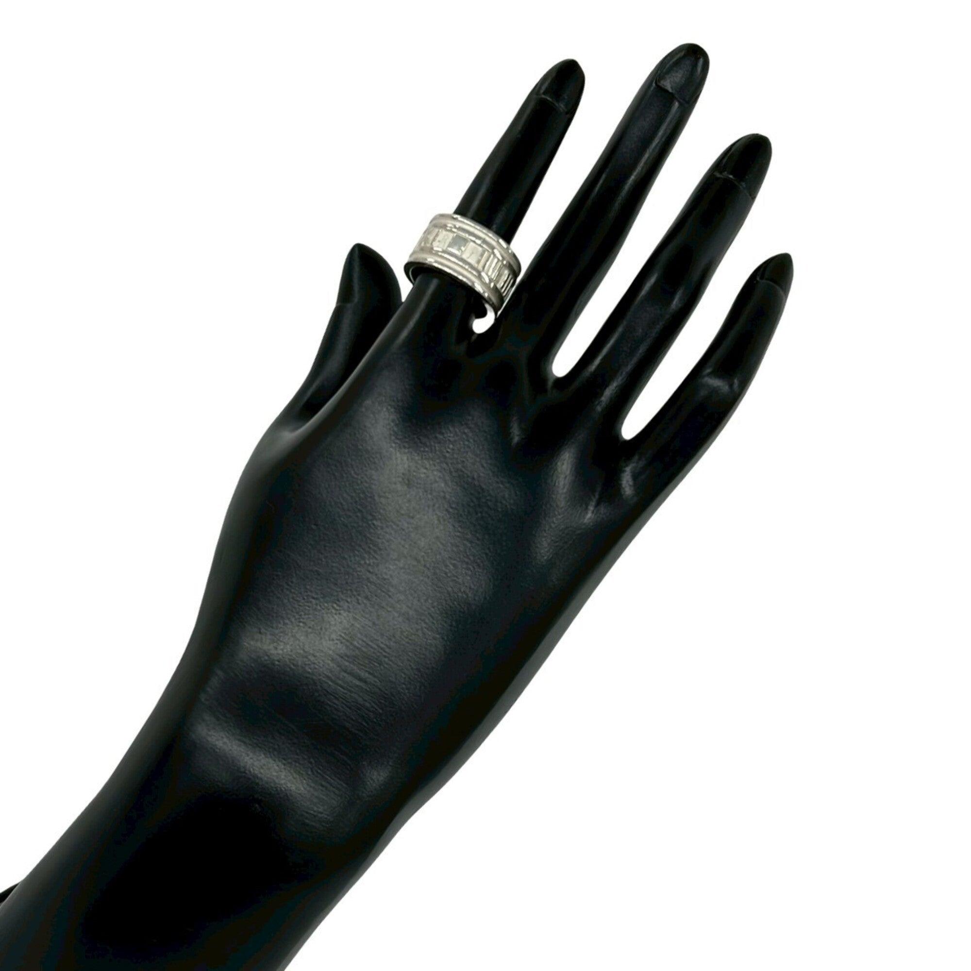 Tiffany Silver Silver 925 Band Ring (Pre-Owned)