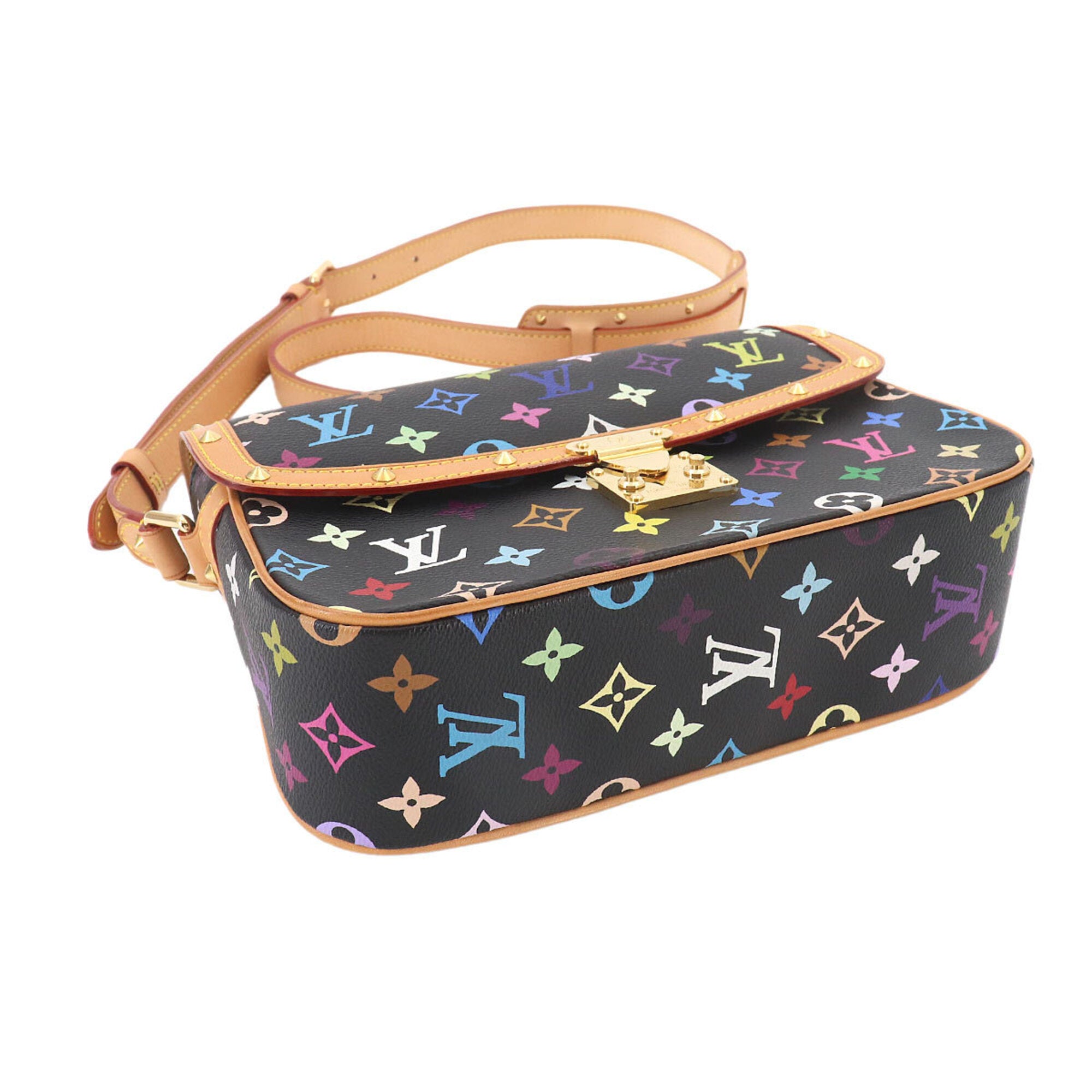Louis Vuitton Multi-Color Noir Monogram Multicolore Shoulder Bag (Pre-Owned)