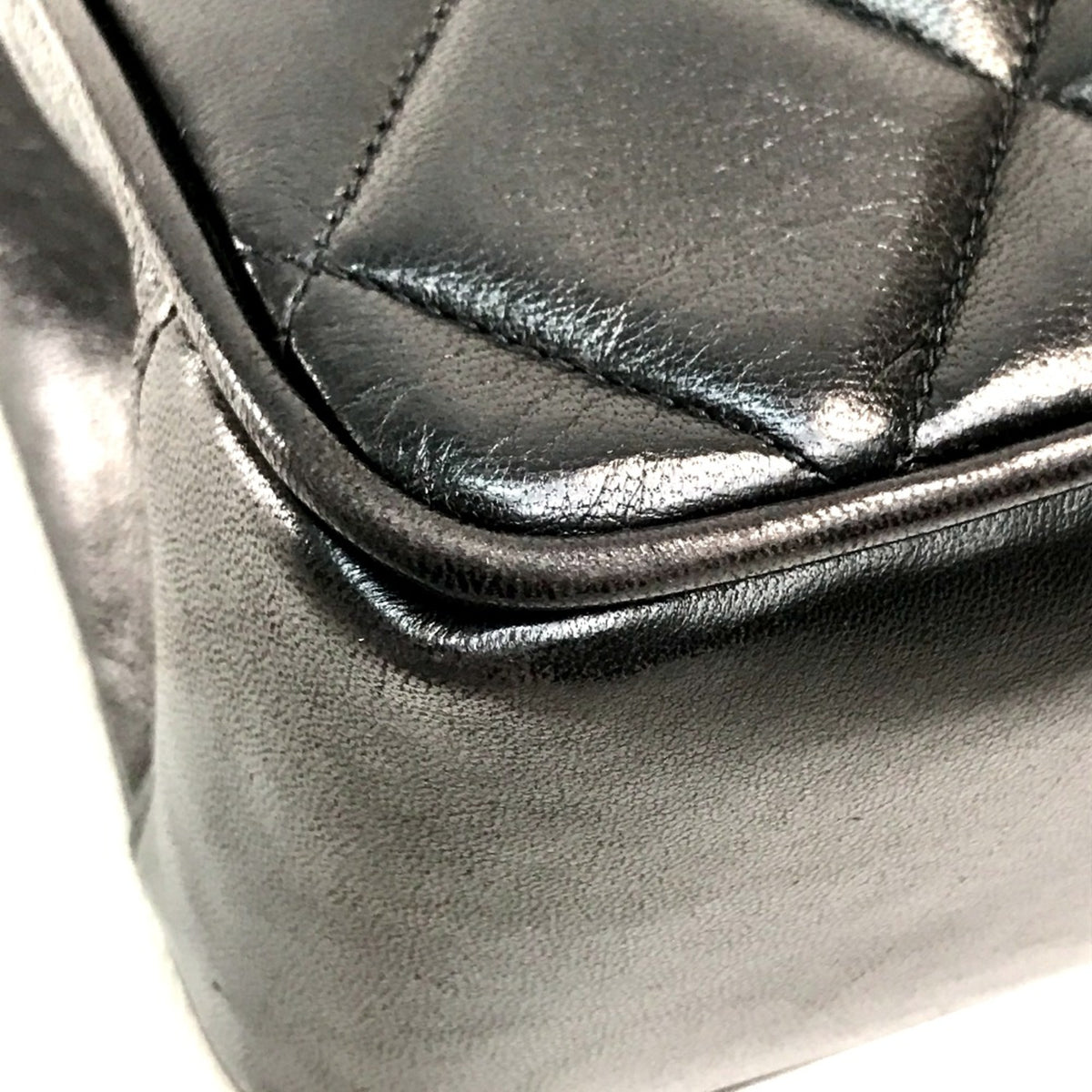 Chanel Black Leather Tote Bag (Pre-Owned)