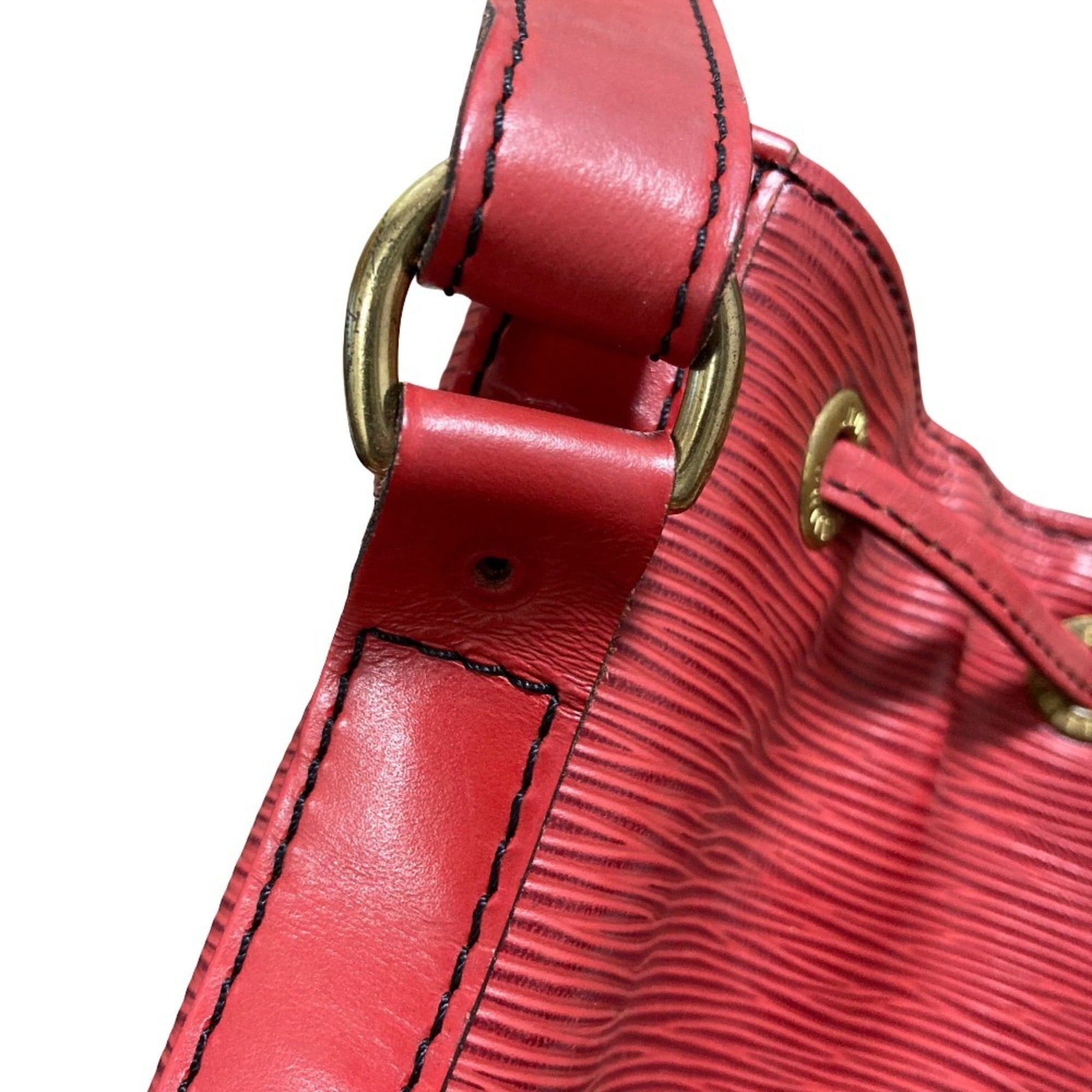 Louis Vuitton Castilian Red Epi Leather Shoulder Bag (Pre-Owned)