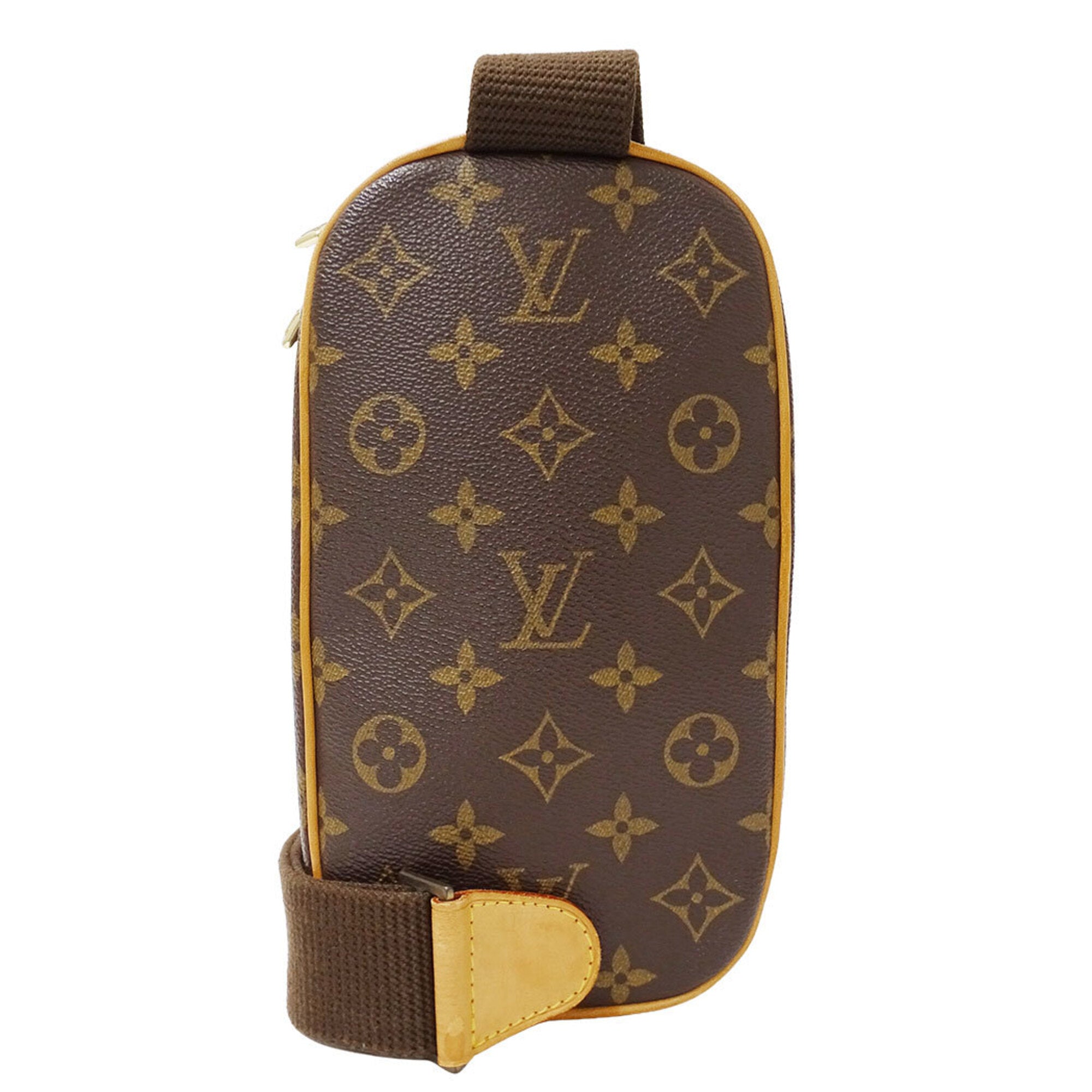 Louis Vuitton Brown Galle Monogram Monogram Handbag Pochette Shoulder Bag (Pre-Owned)
