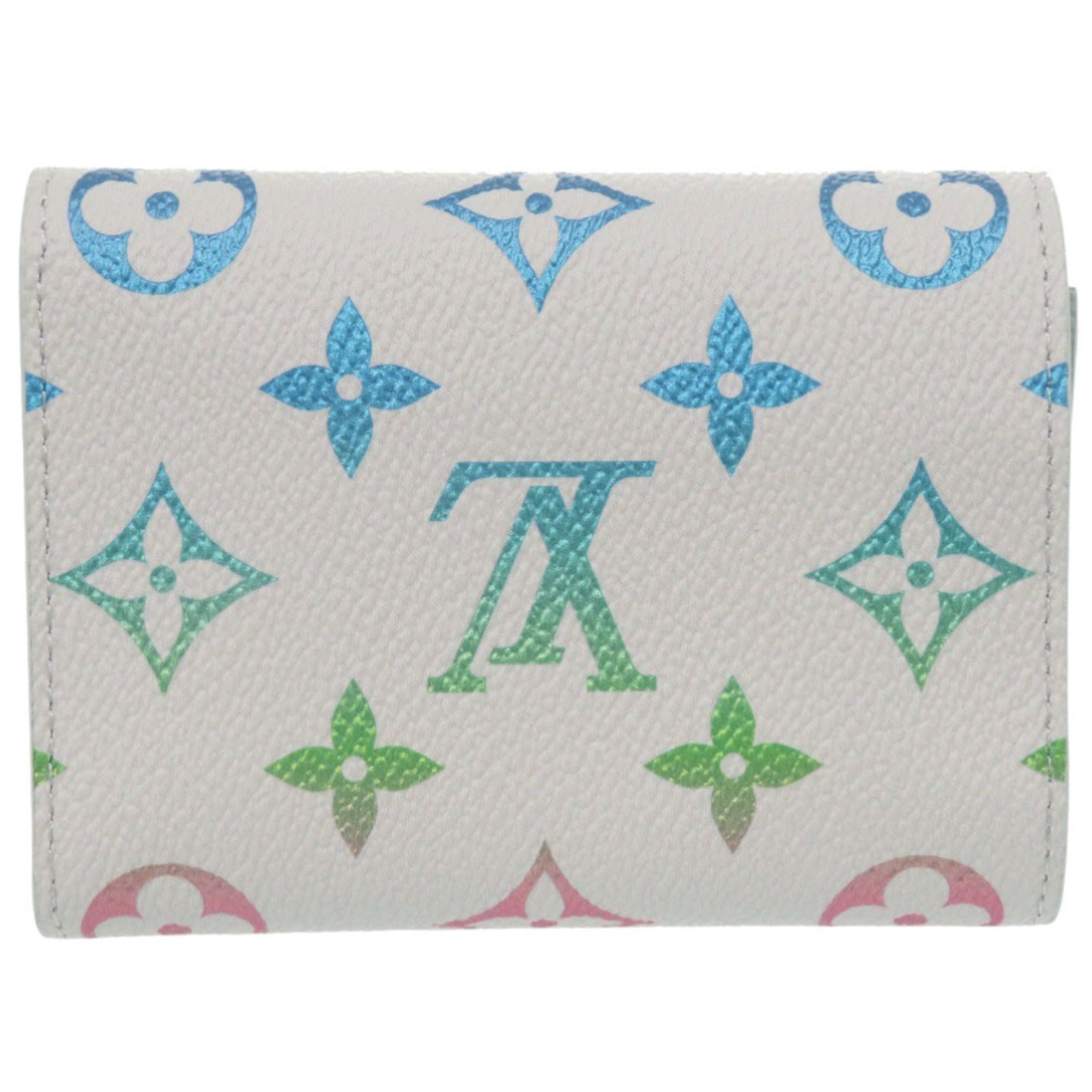 Louis Vuitton Gray Monogram Wallet (Tri-Fold) (Pre-Owned)