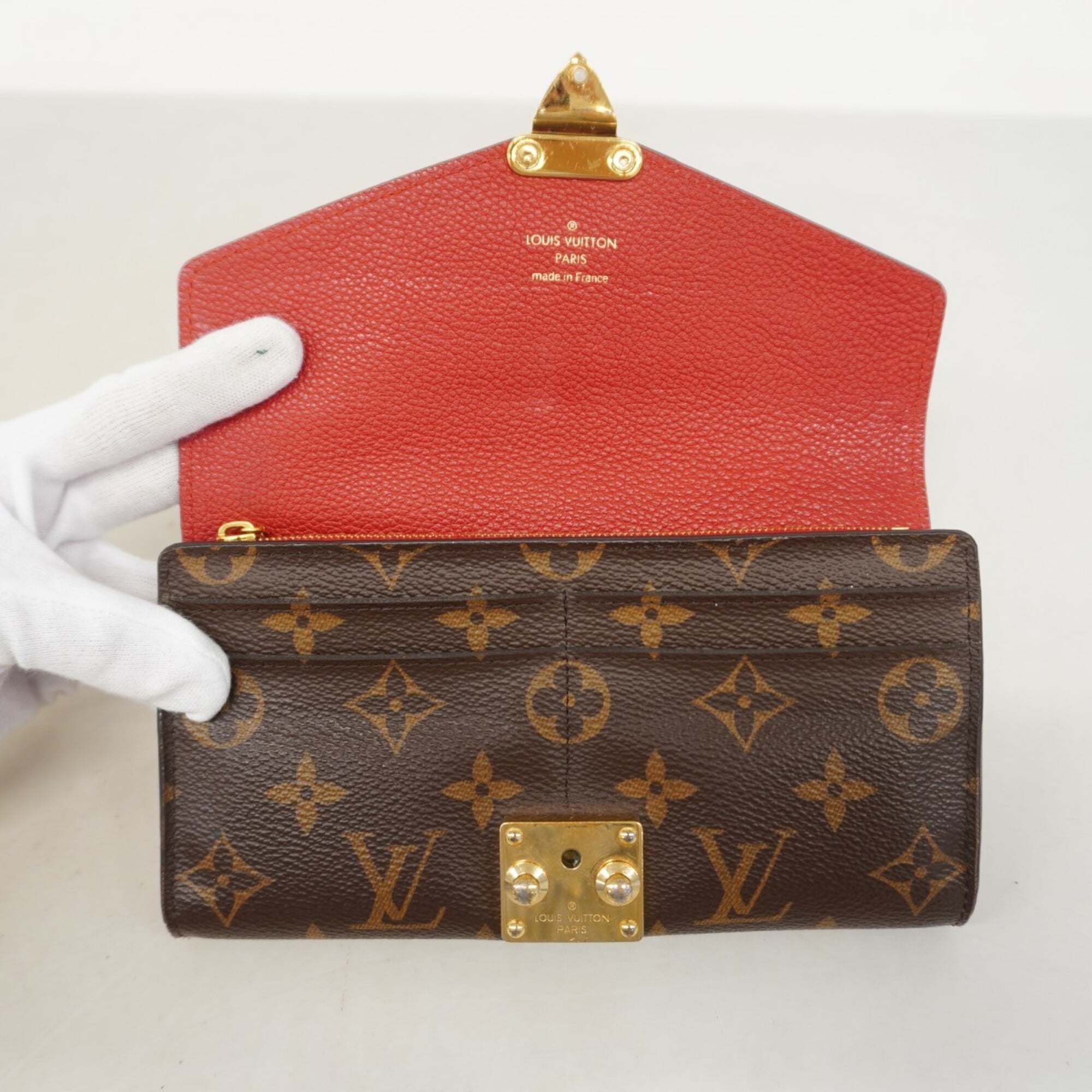Louis Vuitton Cerise Long Wallet (Bi-Fold) (Pre-Owned)