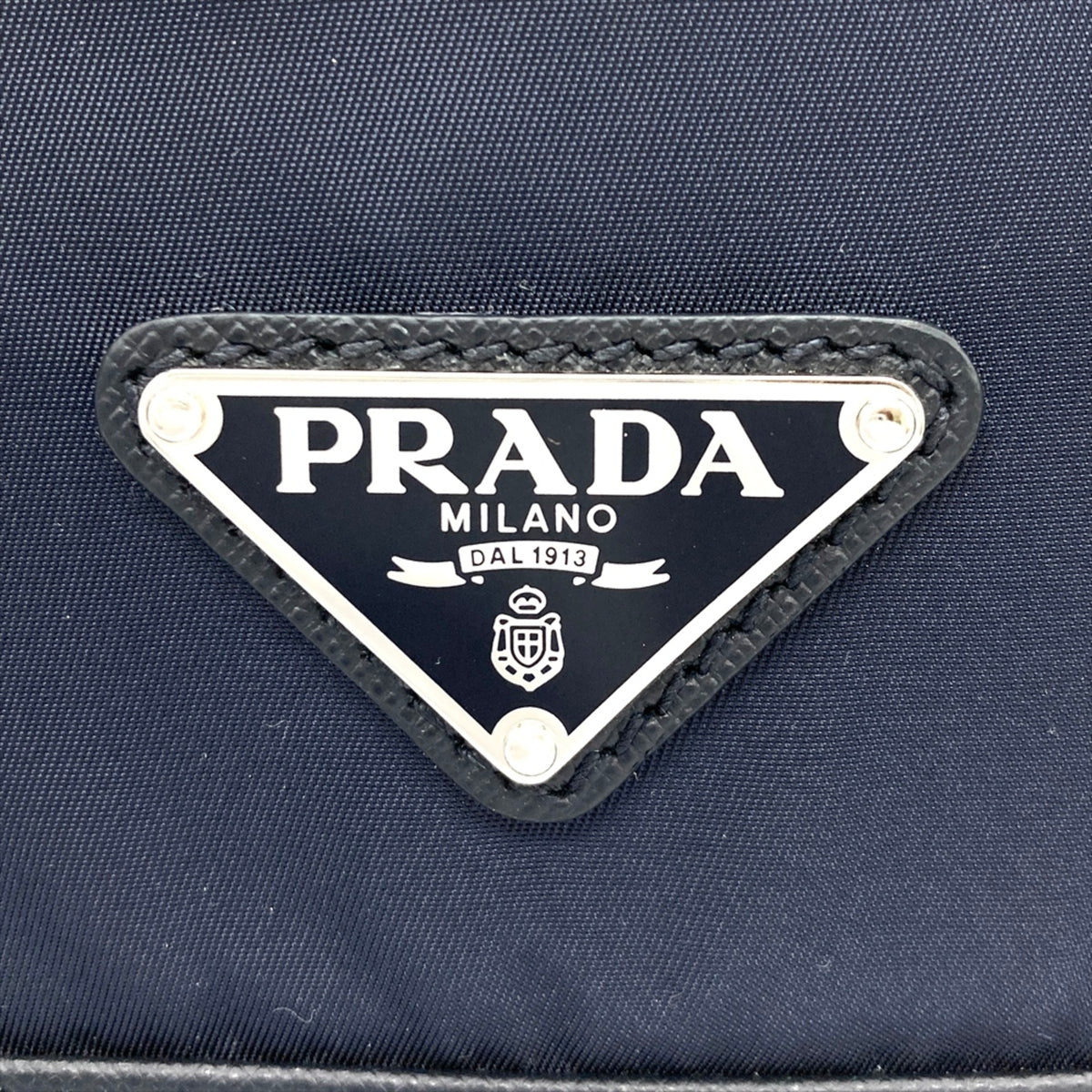 Prada Navy Nylon Shoulder Bag (Pre-Owned)