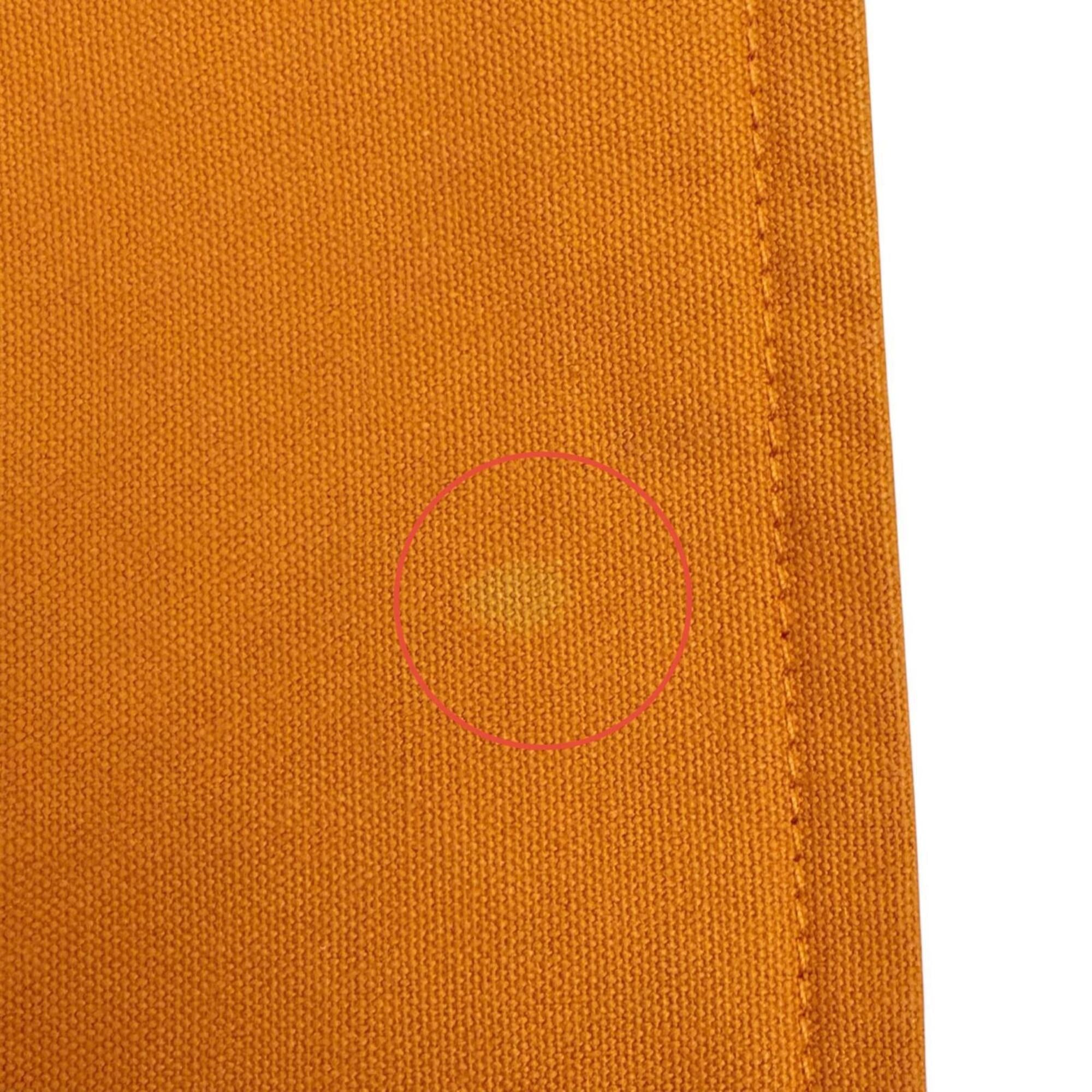 Hermes Orange Cotton Pouch (Pre-Owned)