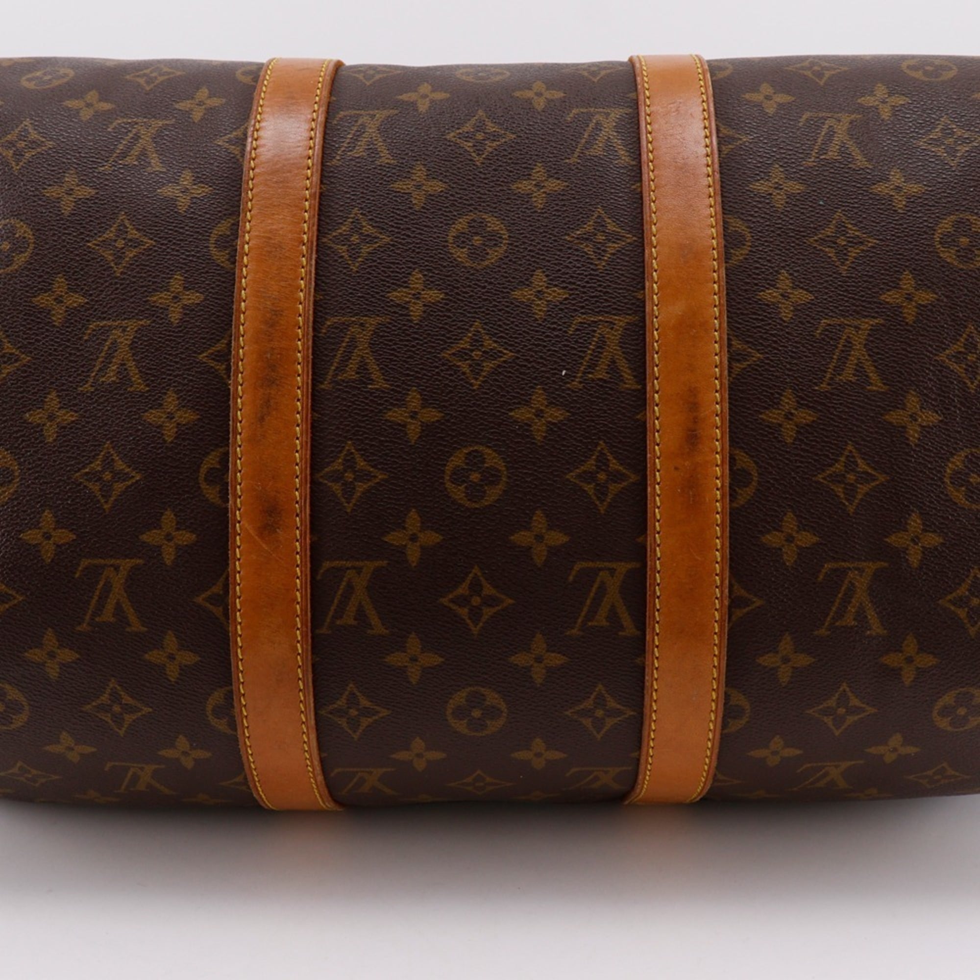Louis Vuitton Brown Monogram Canvas Boston Bag (Pre-Owned)