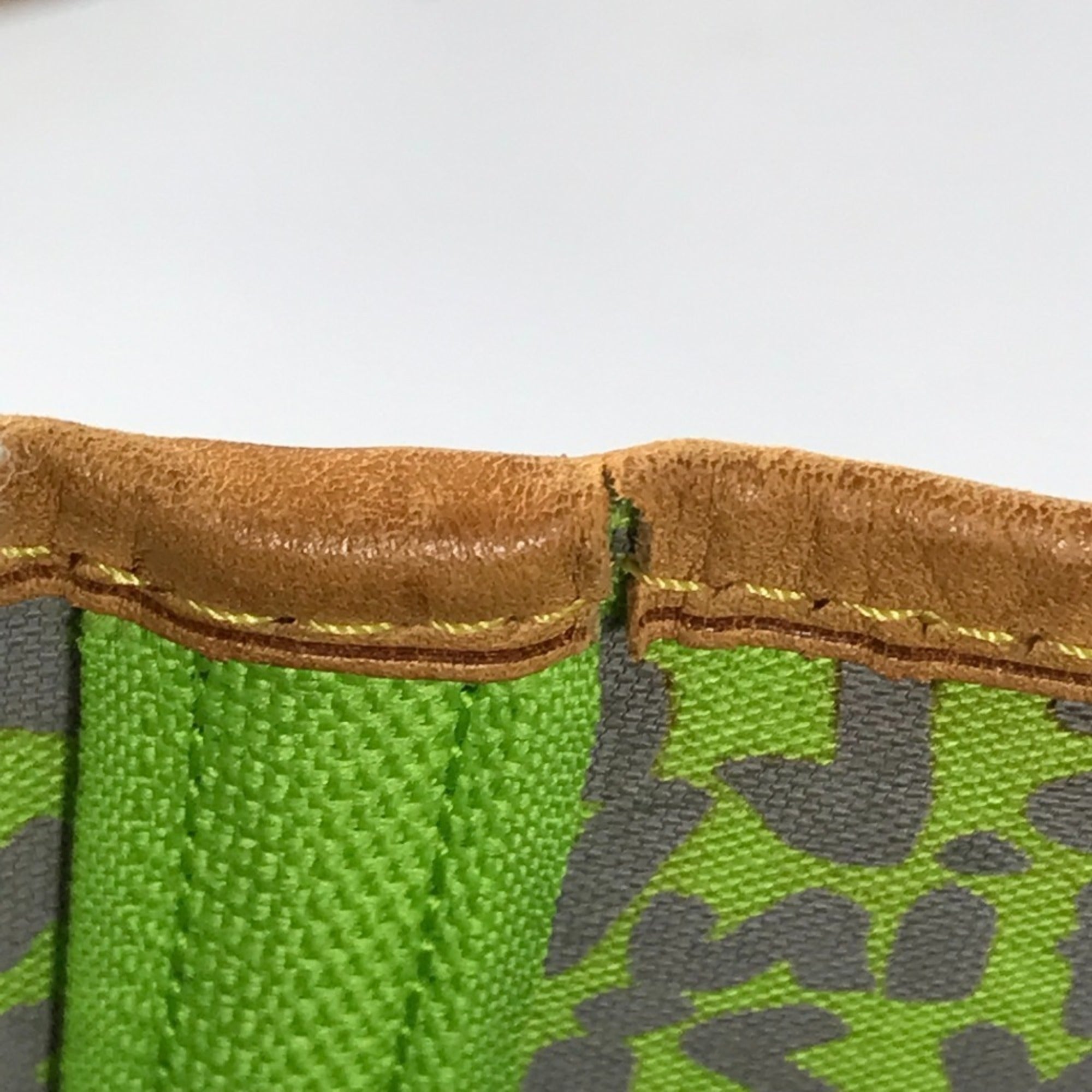 Louis Vuitton Brown Green Vert Monogram Graffiti Shoulder Bag Tote Bag (Pre-Owned)