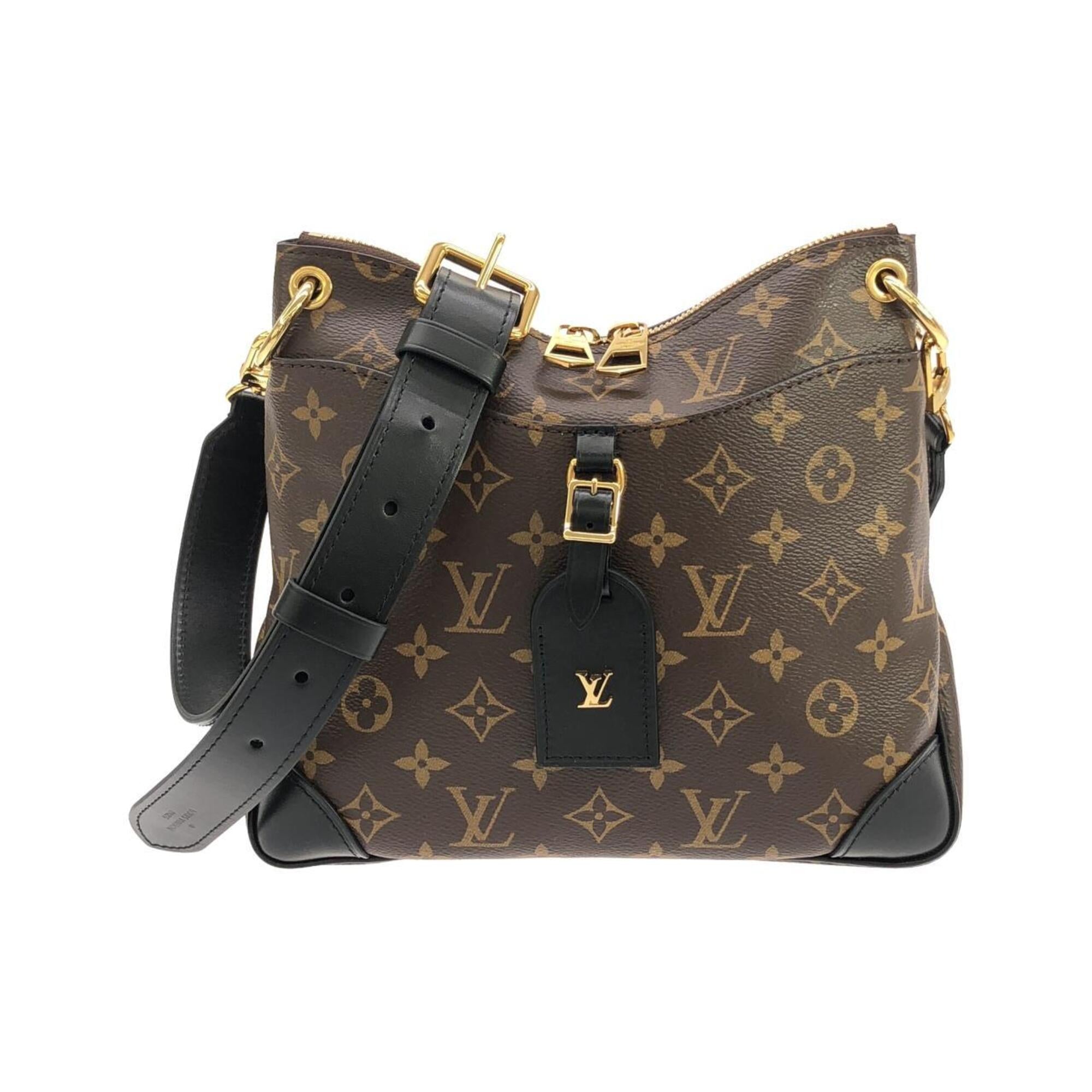 Louis Vuitton Brown Coated Canvas Shoulder Bag (Pre-Owned)