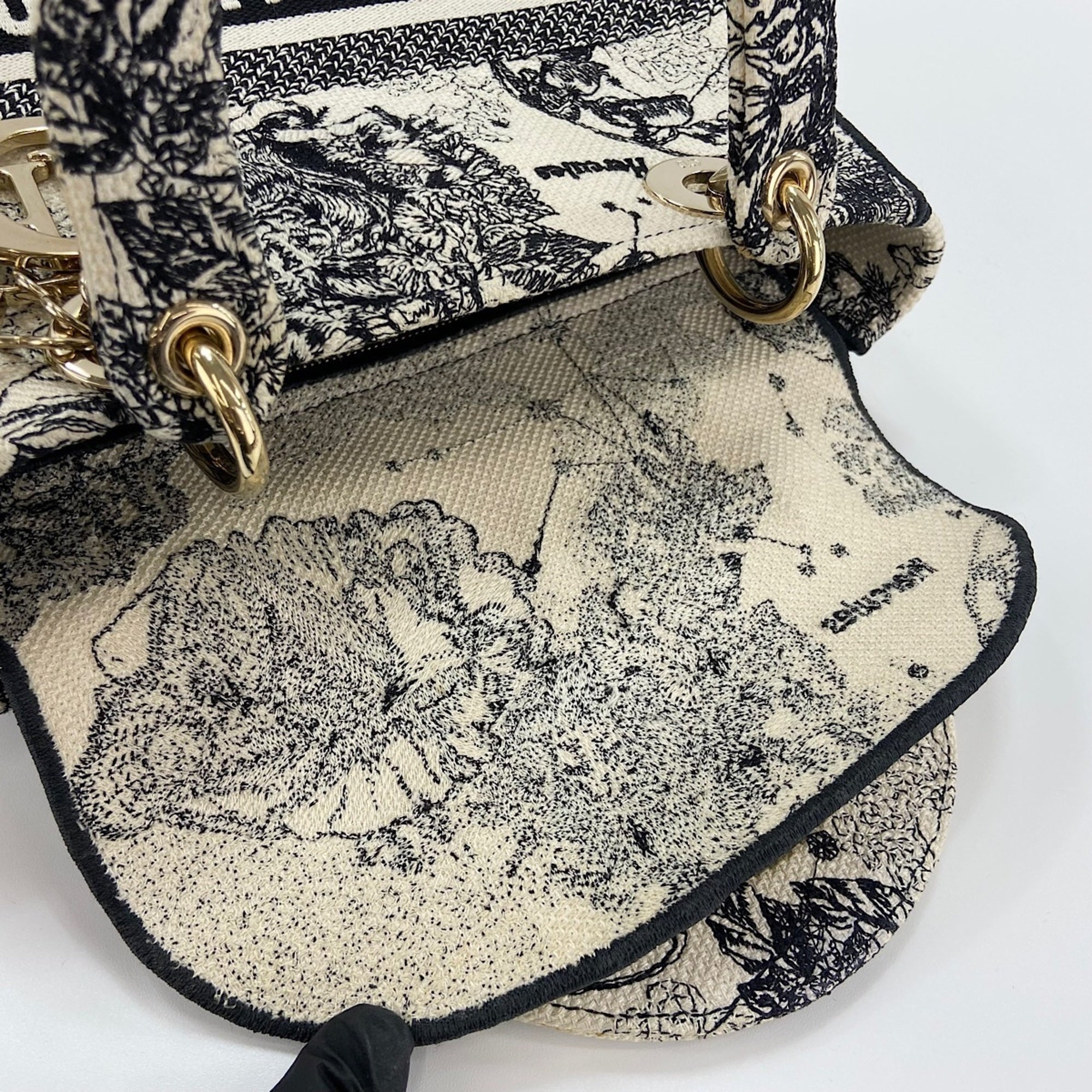 Christian Dior Lady Dior Black Handbag (Pre-Owned)