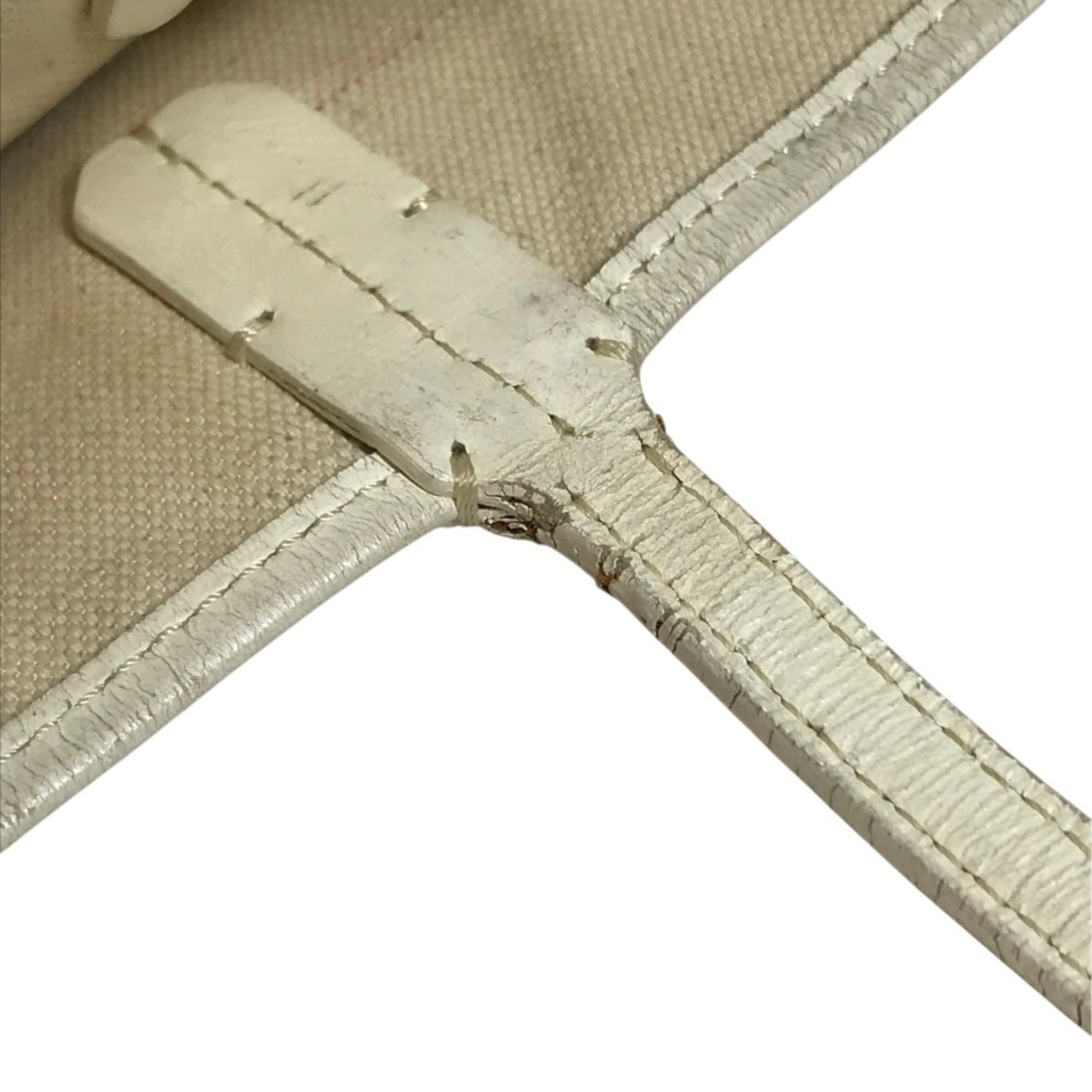 Goyard White Pvc Leather Pouch Shoulder Bag Tote Bag (Pre-Owned)