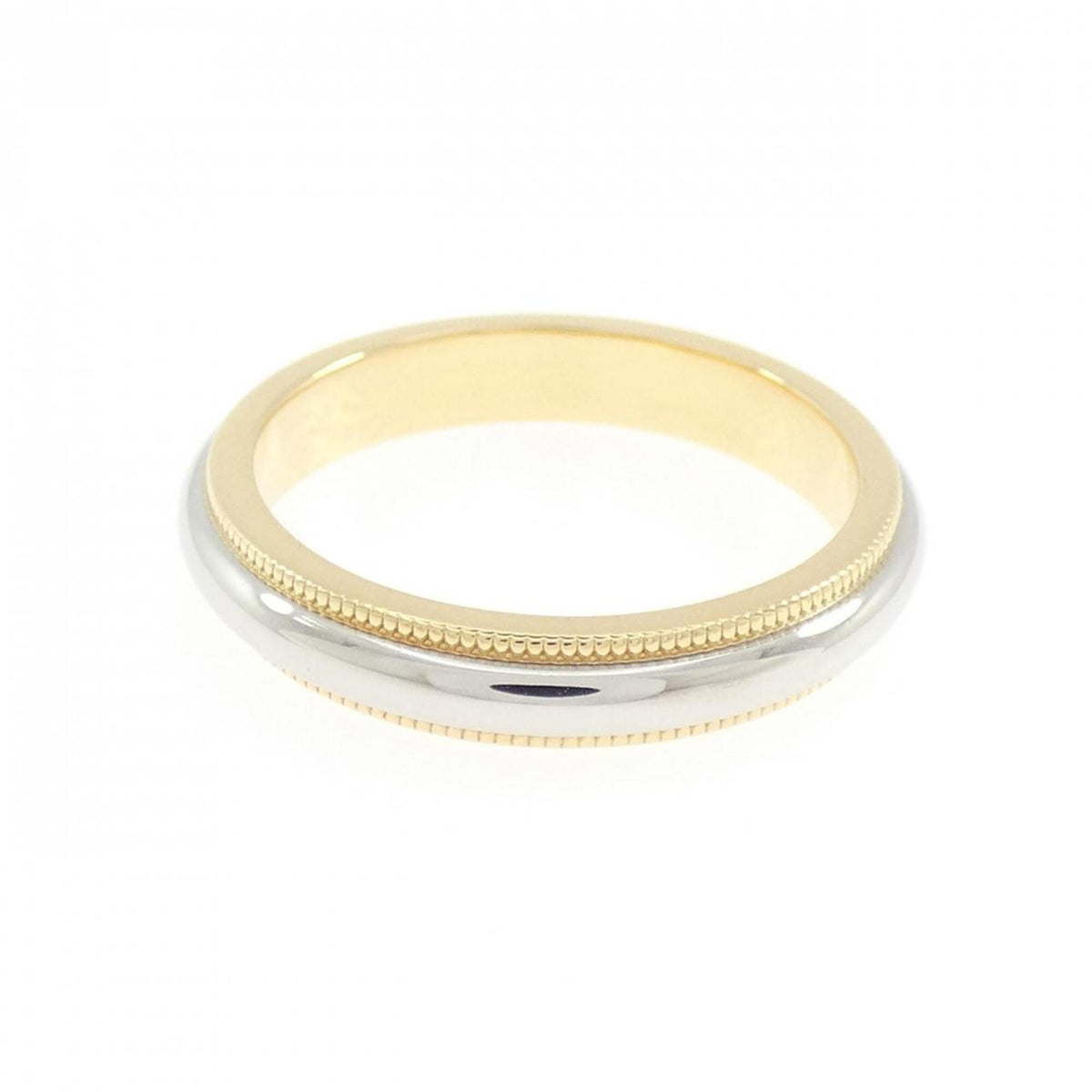 Tiffany Yellow Gold (18K) Platinum 950 Band Ring (Pre-Owned)