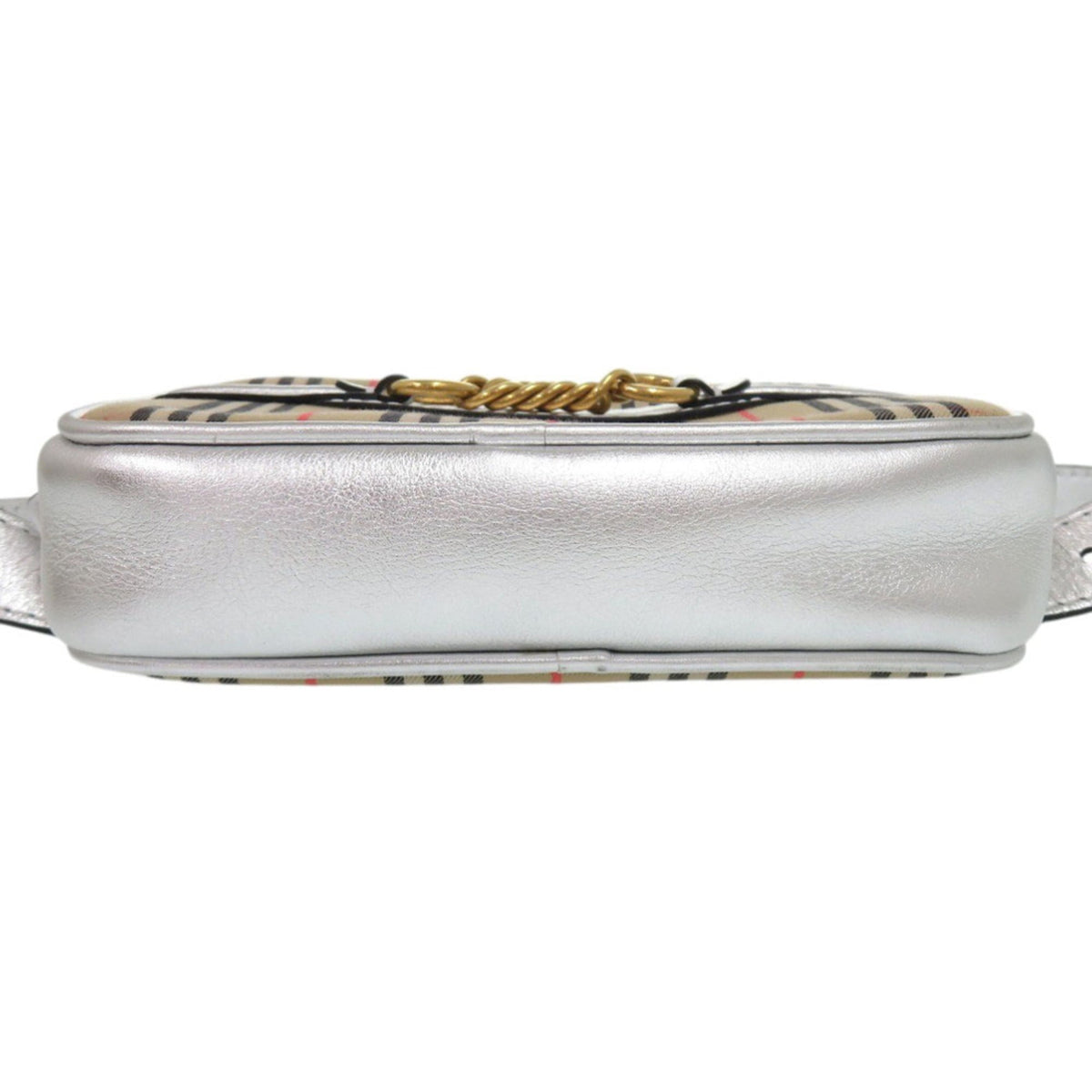 Burberry Beige Cotton Fanny Pack Sling Bag (Pre-Owned)