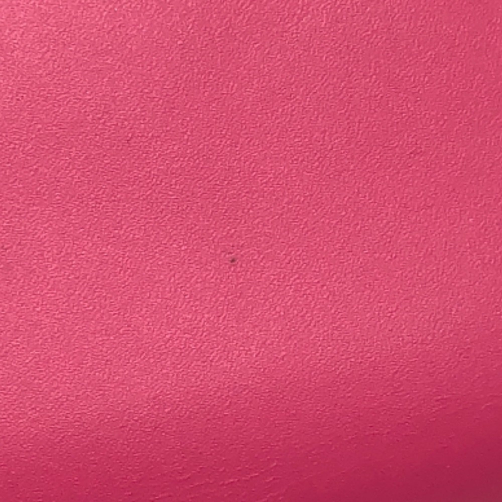 Bvlgari Black Pink Leather Wallet (Tri-Fold) (Pre-Owned)