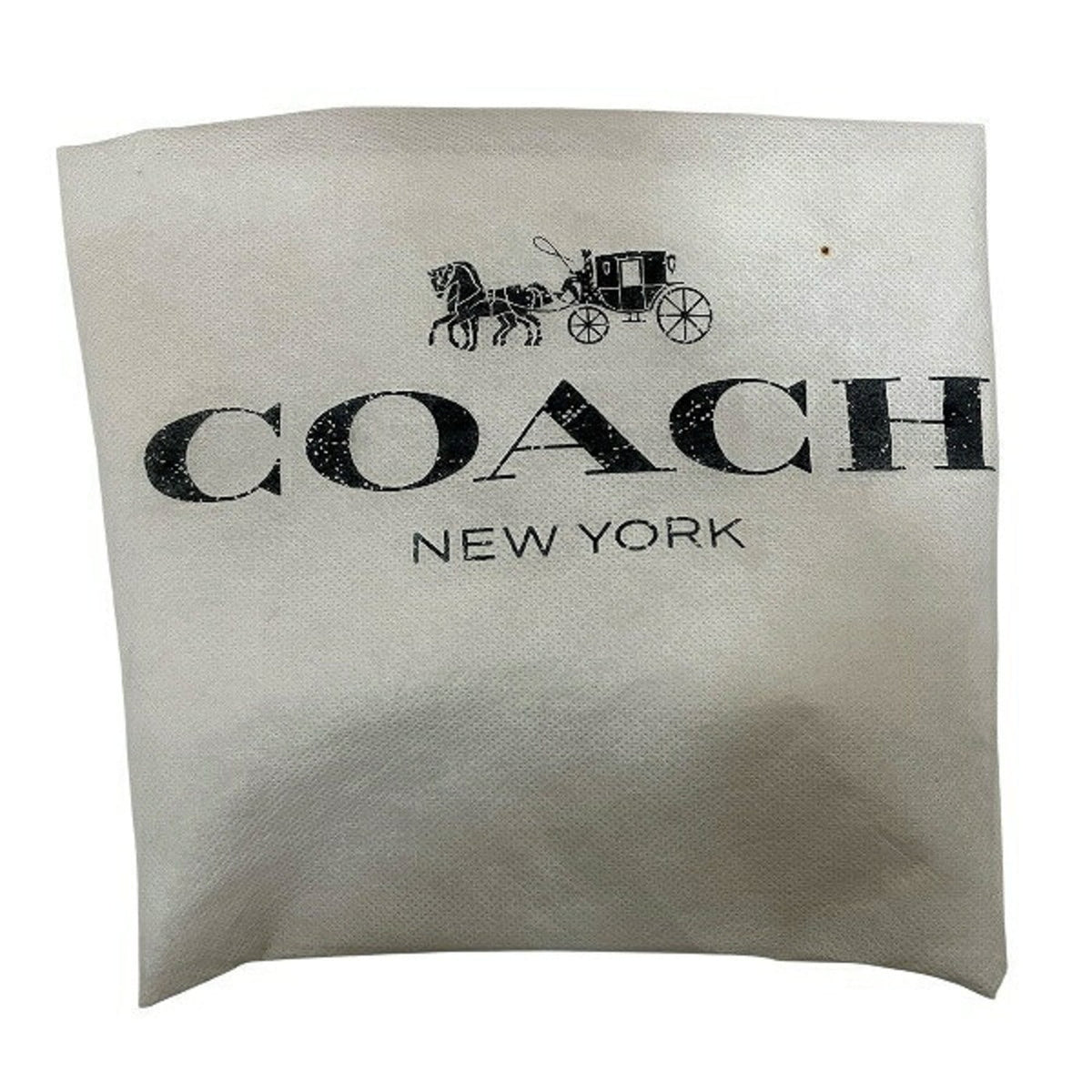 Coach Black Brown Signature Line Pvc Fanny Pack (Pre-Owned)