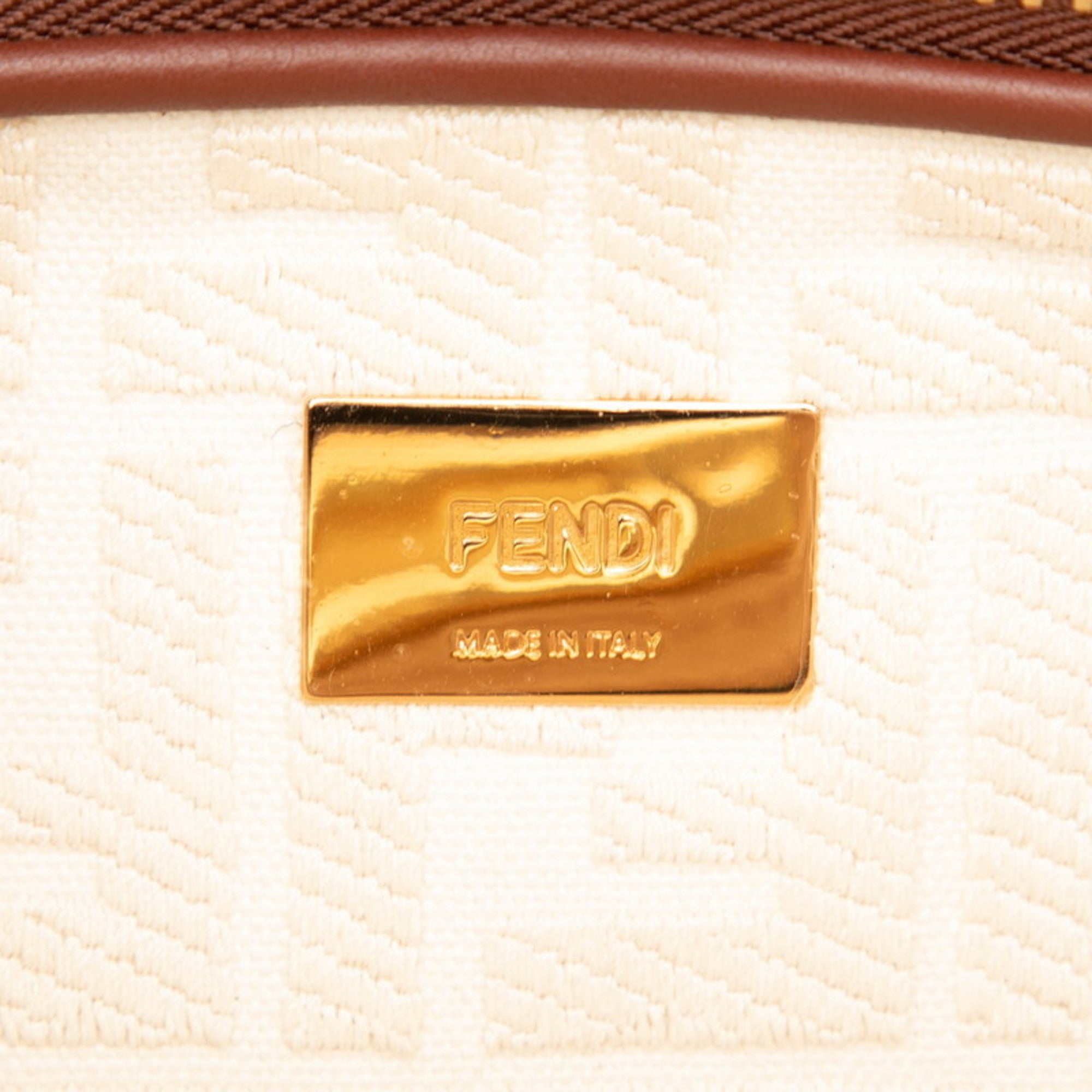 Fendi Selleria Bordeaux Brown Leather Handbag Shoulder Bag (Pre-Owned)