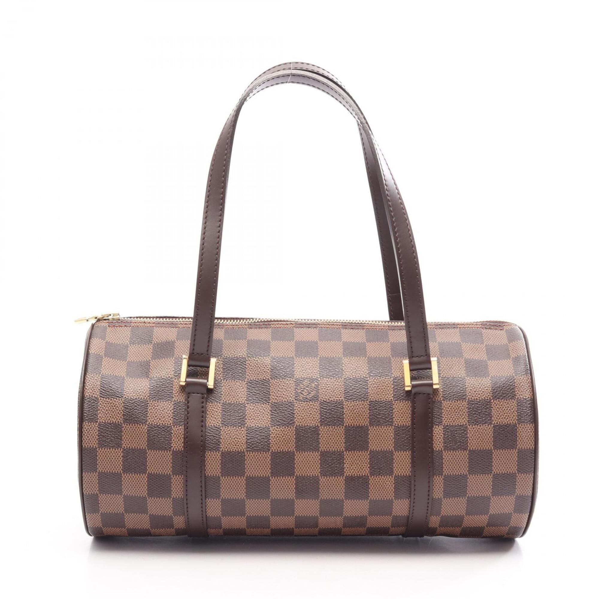 Louis Vuitton Brown Damier Canvas Coated Canvas Leather Handbag (Pre-Owned)