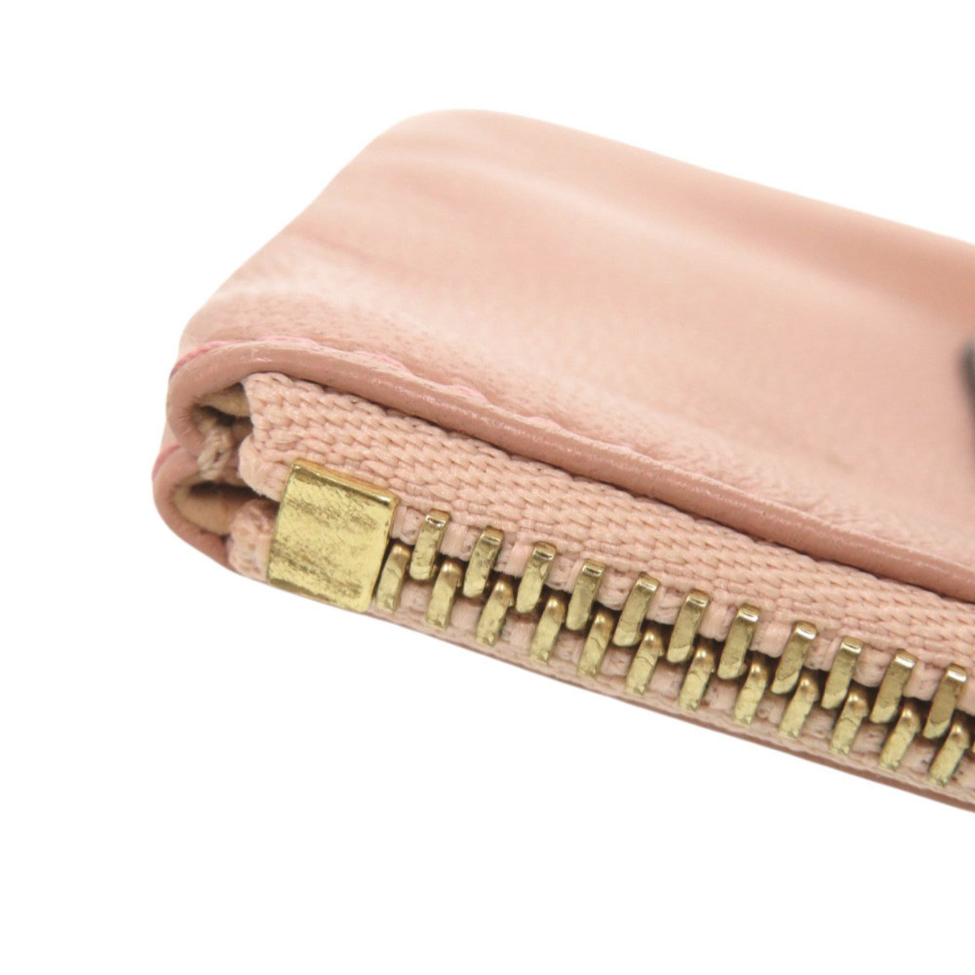 Loewe Pink Leather Coin Purse/Coin Case (Pre-Owned)