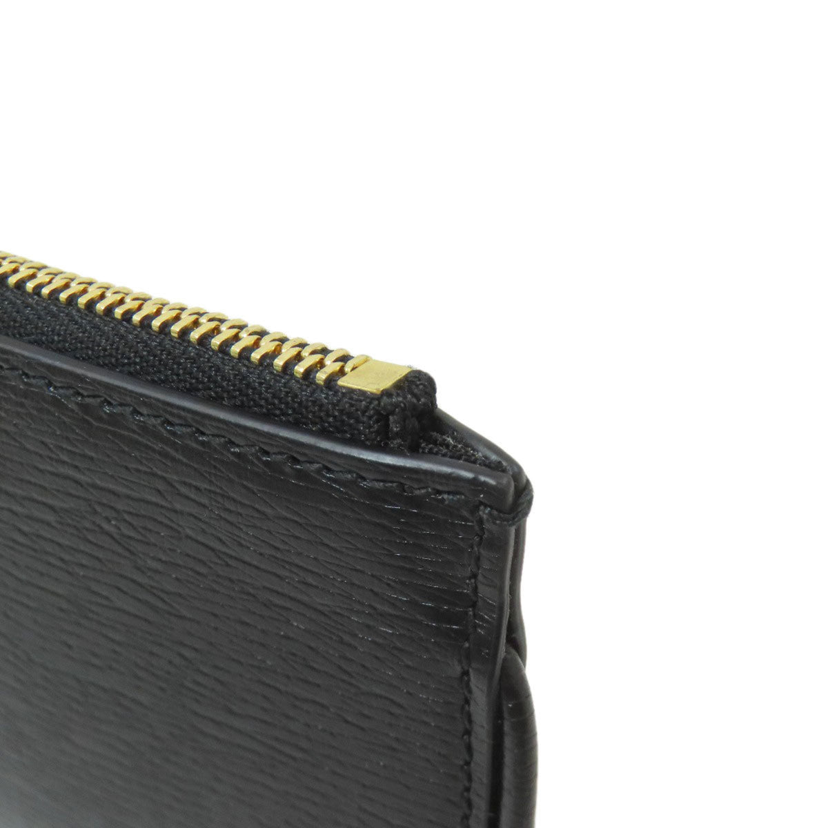 Gucci Black Leather Coin Purse/Coin Case (Pre-Owned)