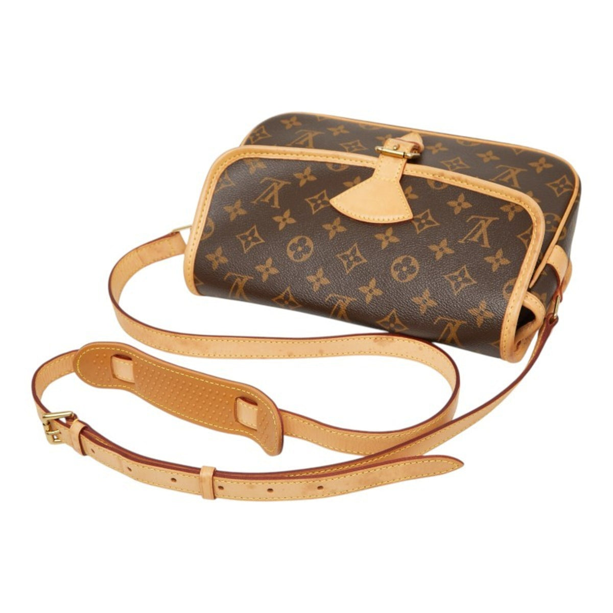 Louis Vuitton Brown Pvc Leather Shoulder Bag (Pre-Owned)
