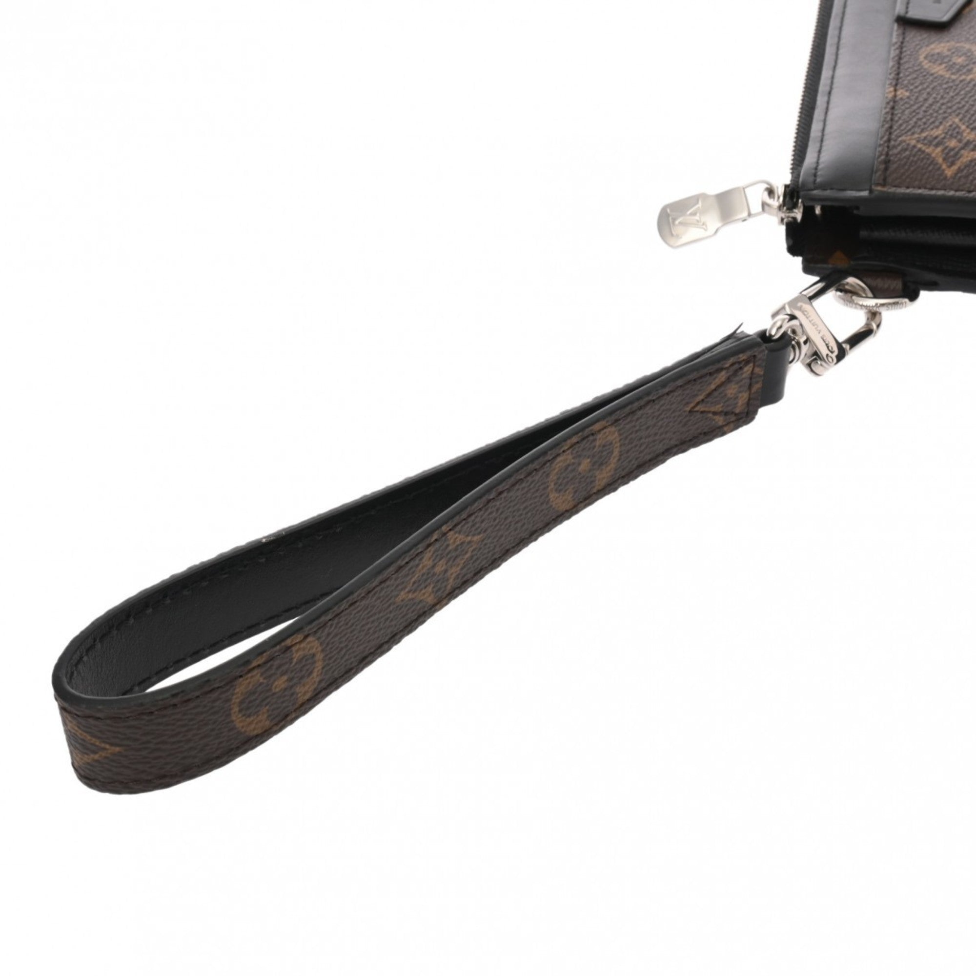 Louis Vuitton Black Brown Monogram Monogram Long Wallet (Bi-Fold) (Pre-Owned)