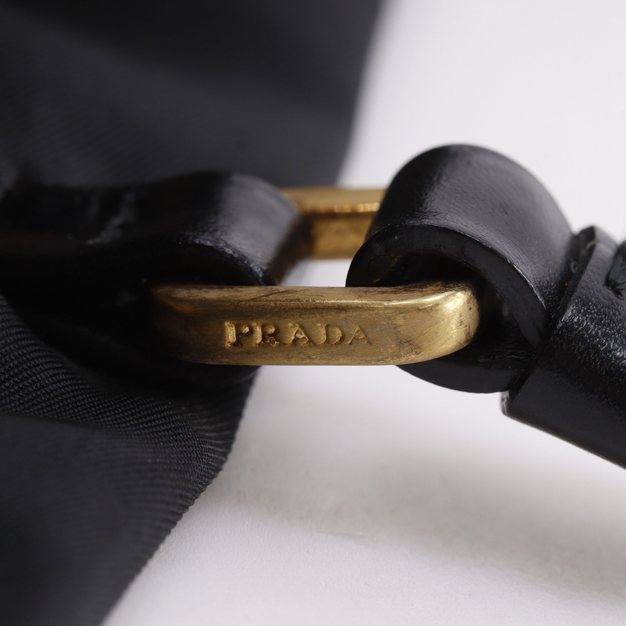 Prada Black Nylon Tote Bag (Pre-Owned)
