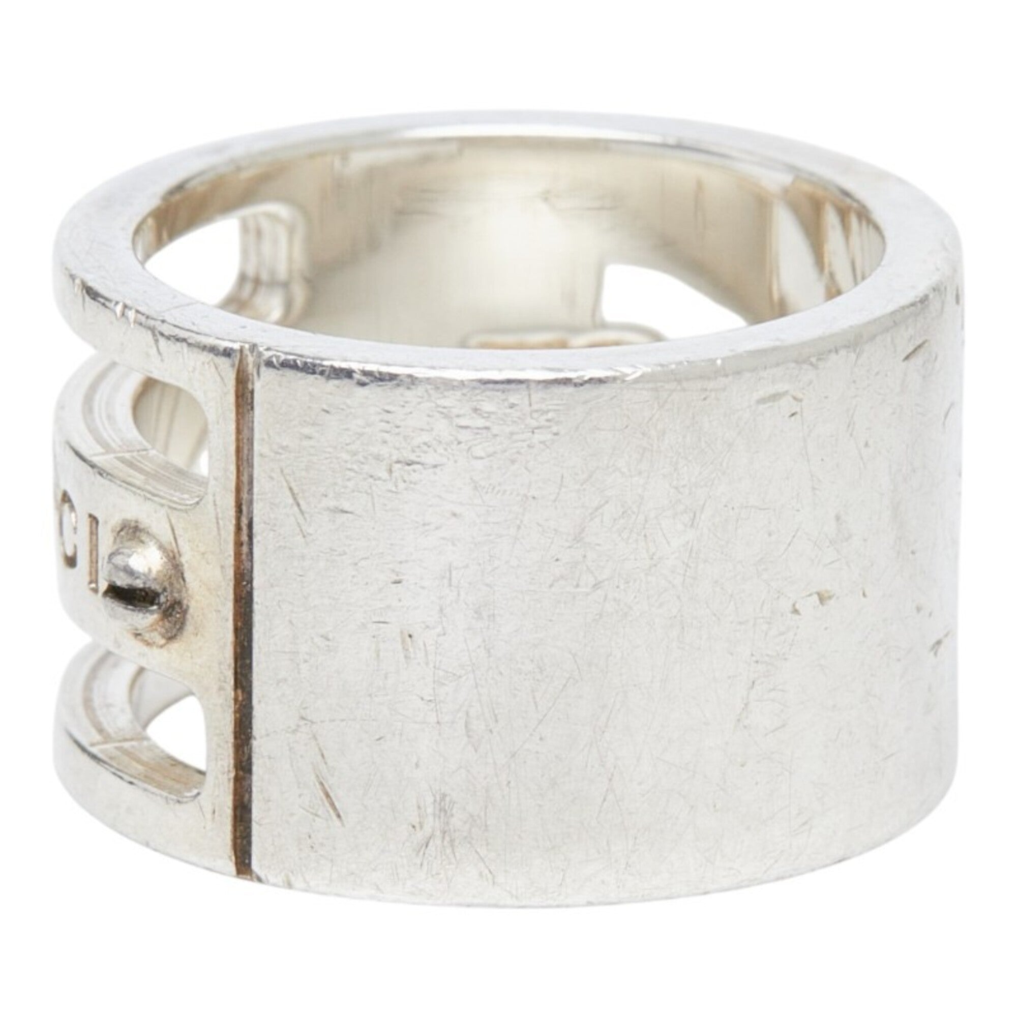 Gucci Silver 925 Band Ring (Pre-Owned)