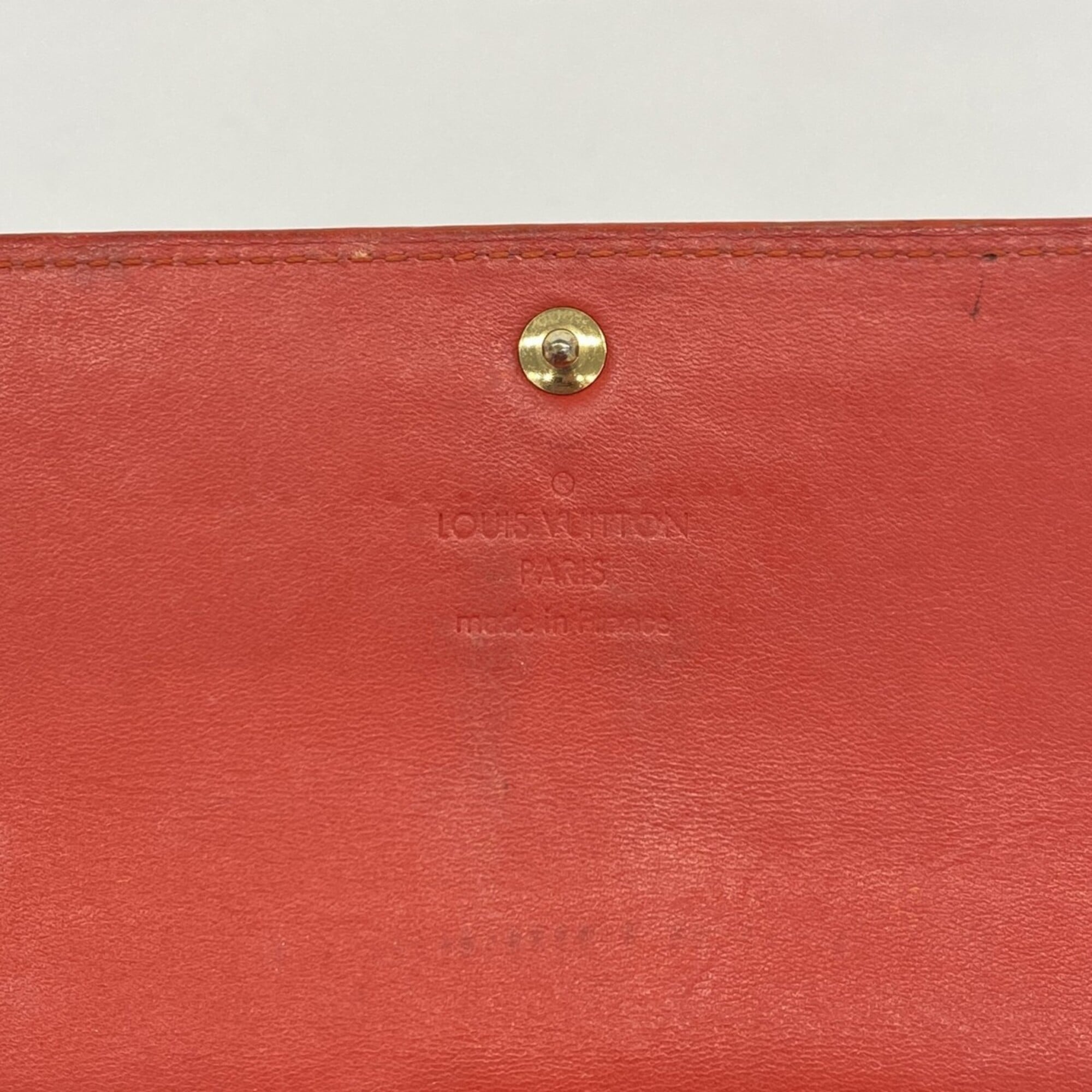 Louis Vuitton Orange Sunset Long Wallet (Bi-Fold) (Pre-Owned)