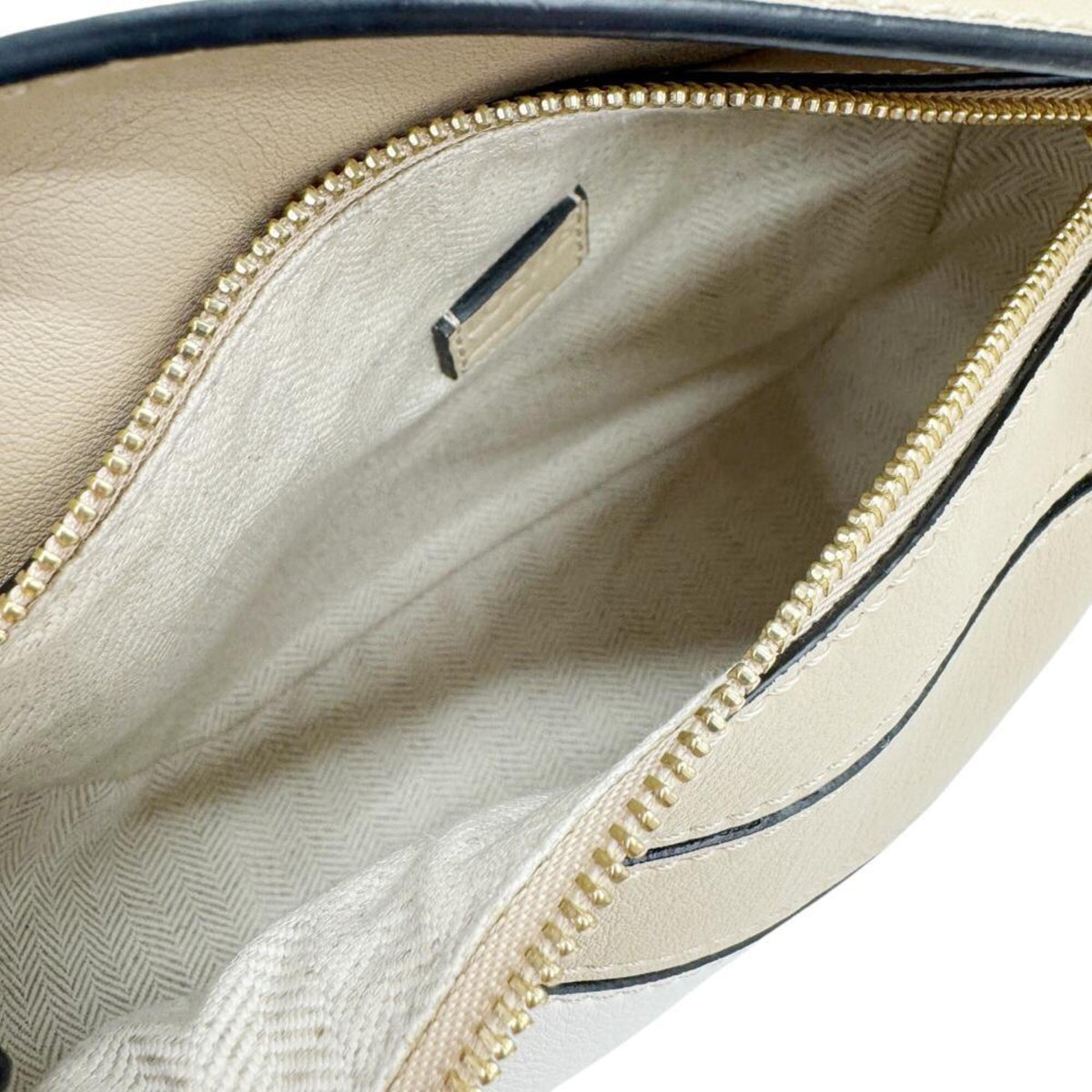 Loewe Beige Leather Handbag Shoulder Bag (Pre-Owned)