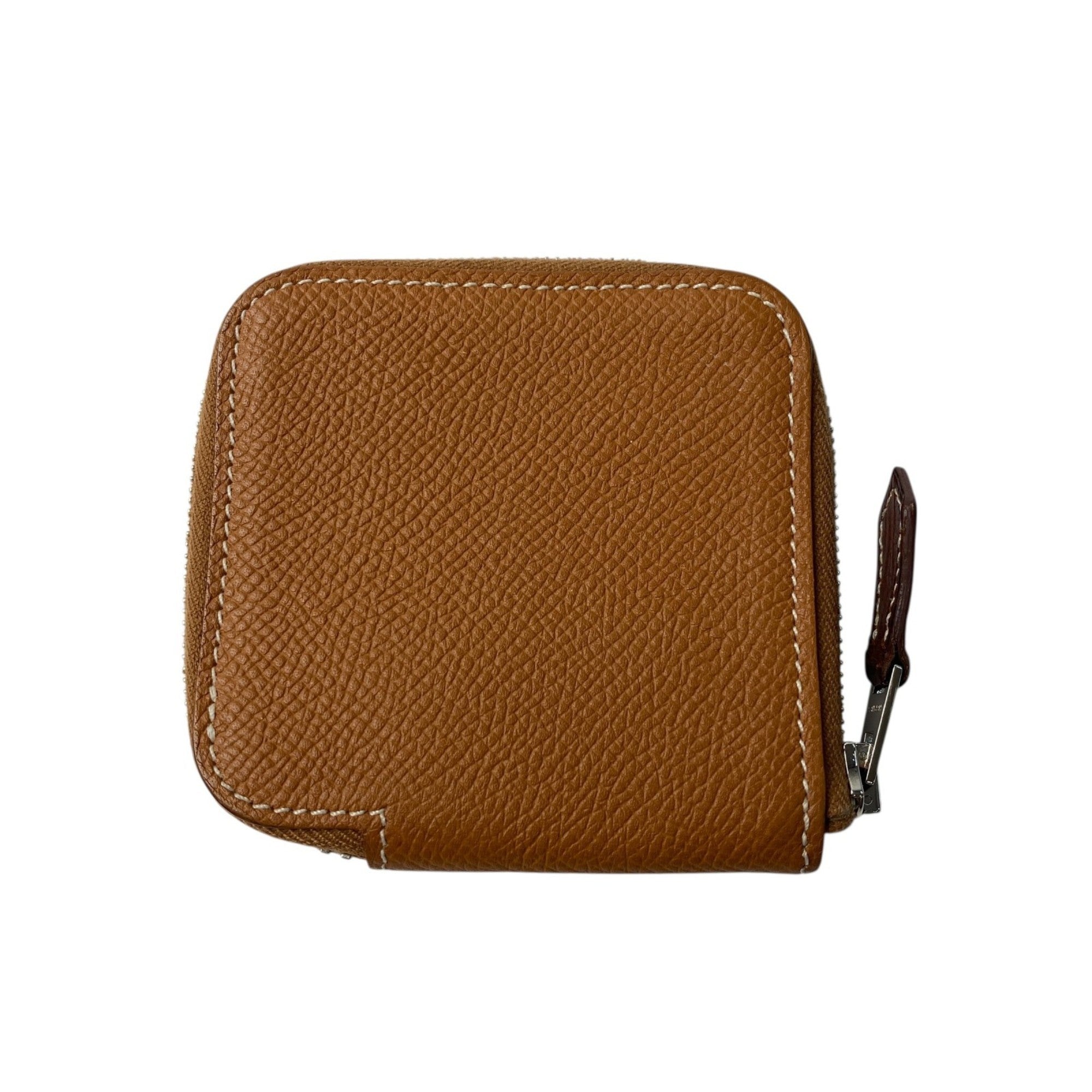 Hermes Gold Epsom Leather Coin Purse/Coin Case (Pre-Owned)