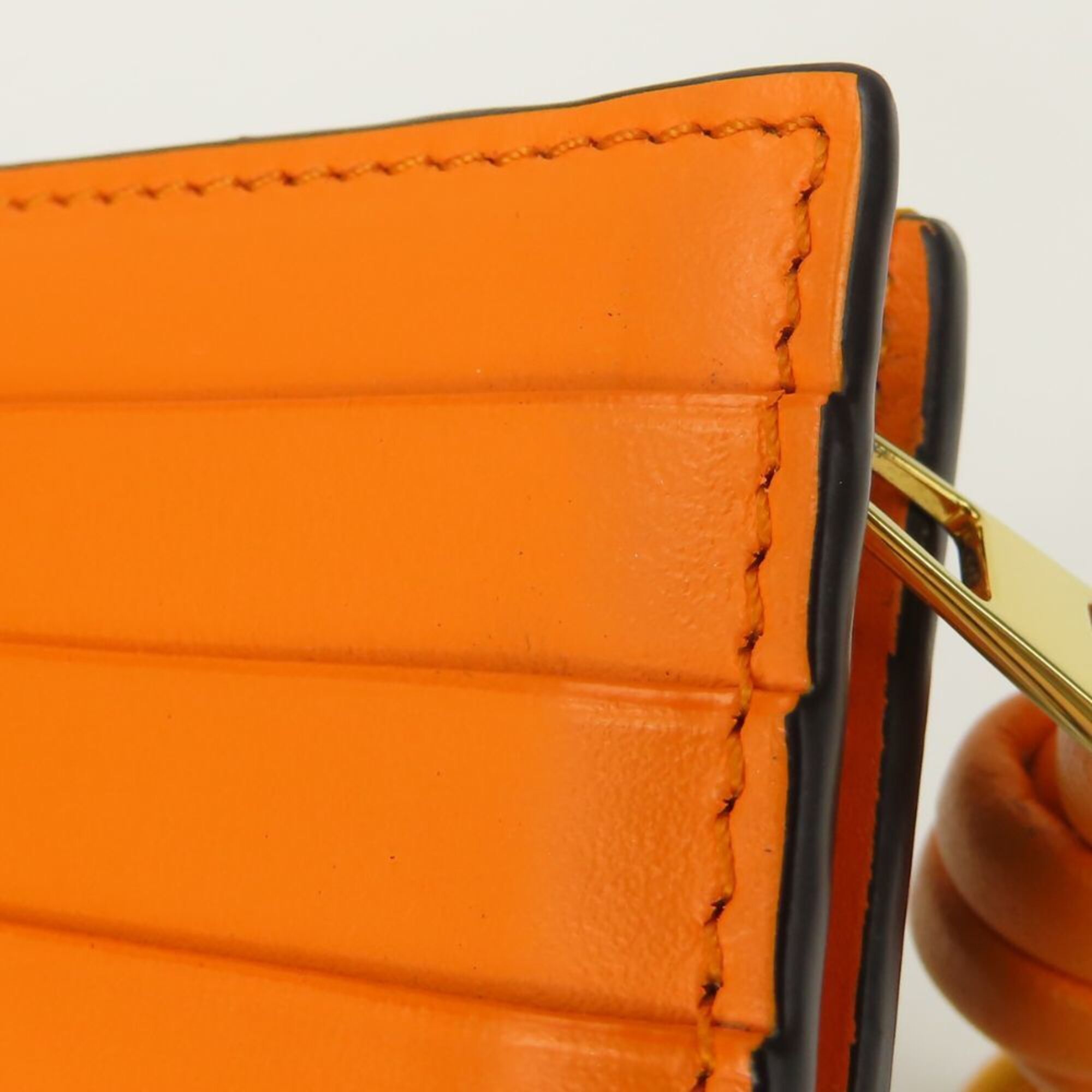 Loewe Black Orange Leather Wallet (Bi-Fold) (Pre-Owned)