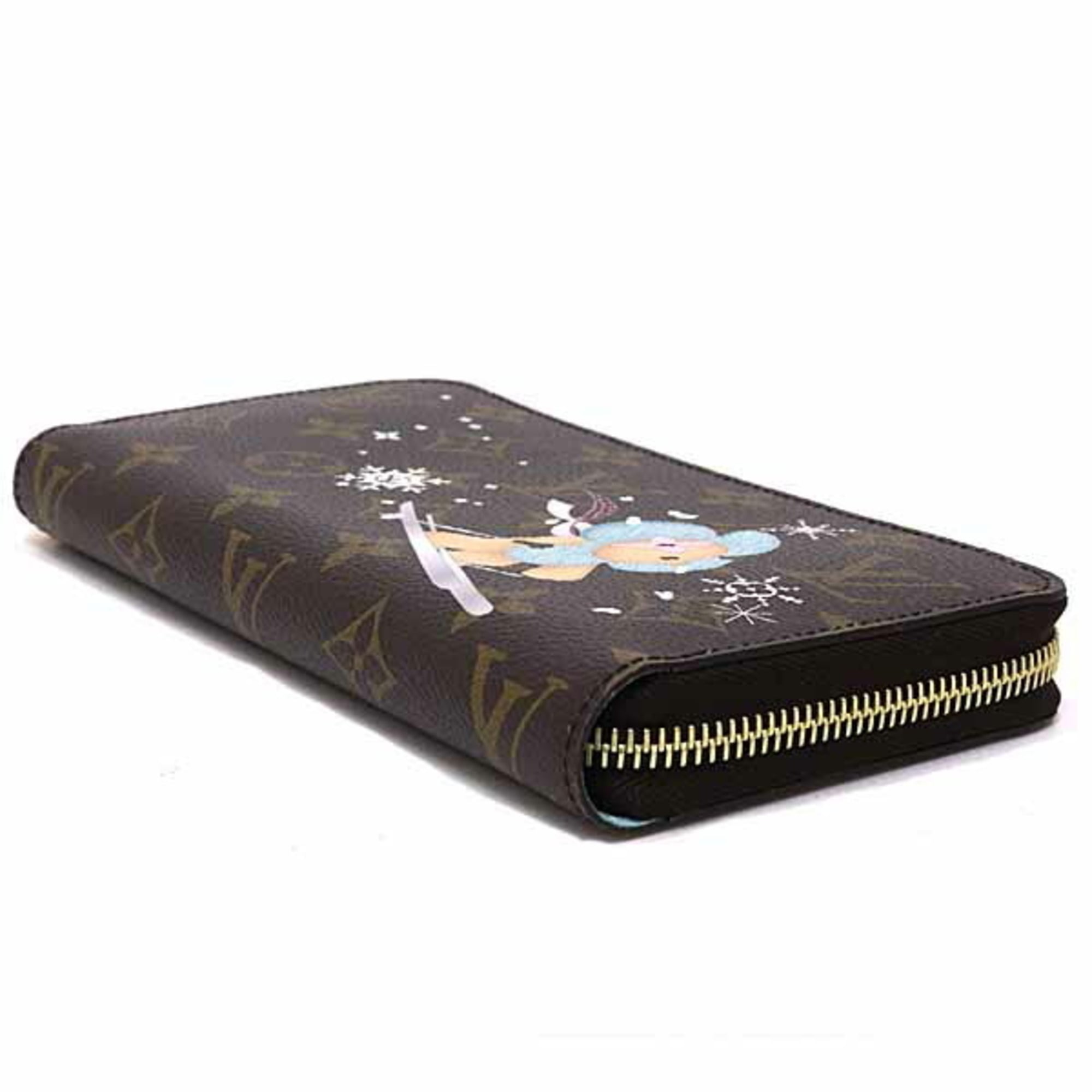 Louis Vuitton Brown Monogram Monogram Leather Long Wallet (Bi-Fold) (Pre-Owned)
