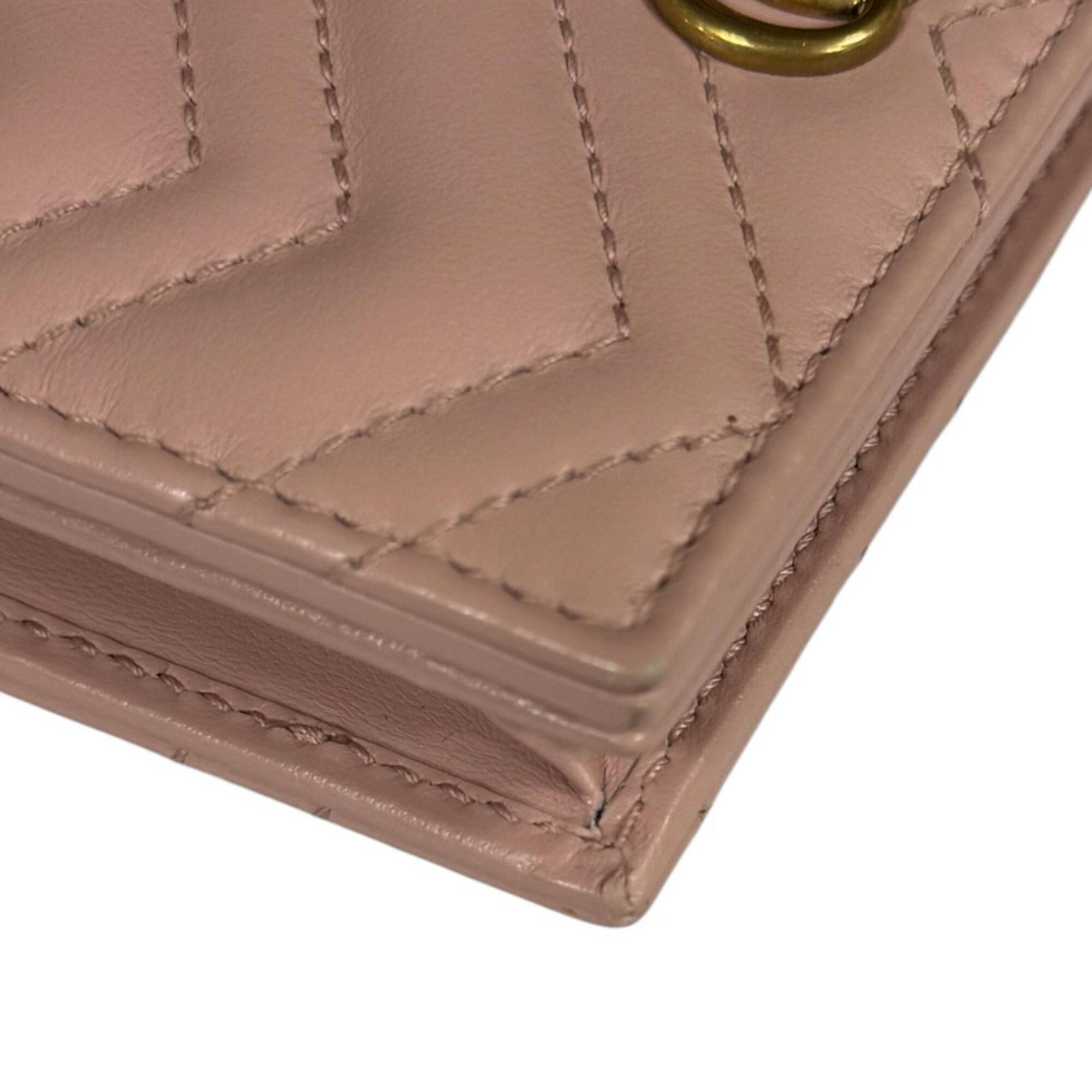 Gucci Pink Leather Wallet (Bi-Fold) (Pre-Owned)