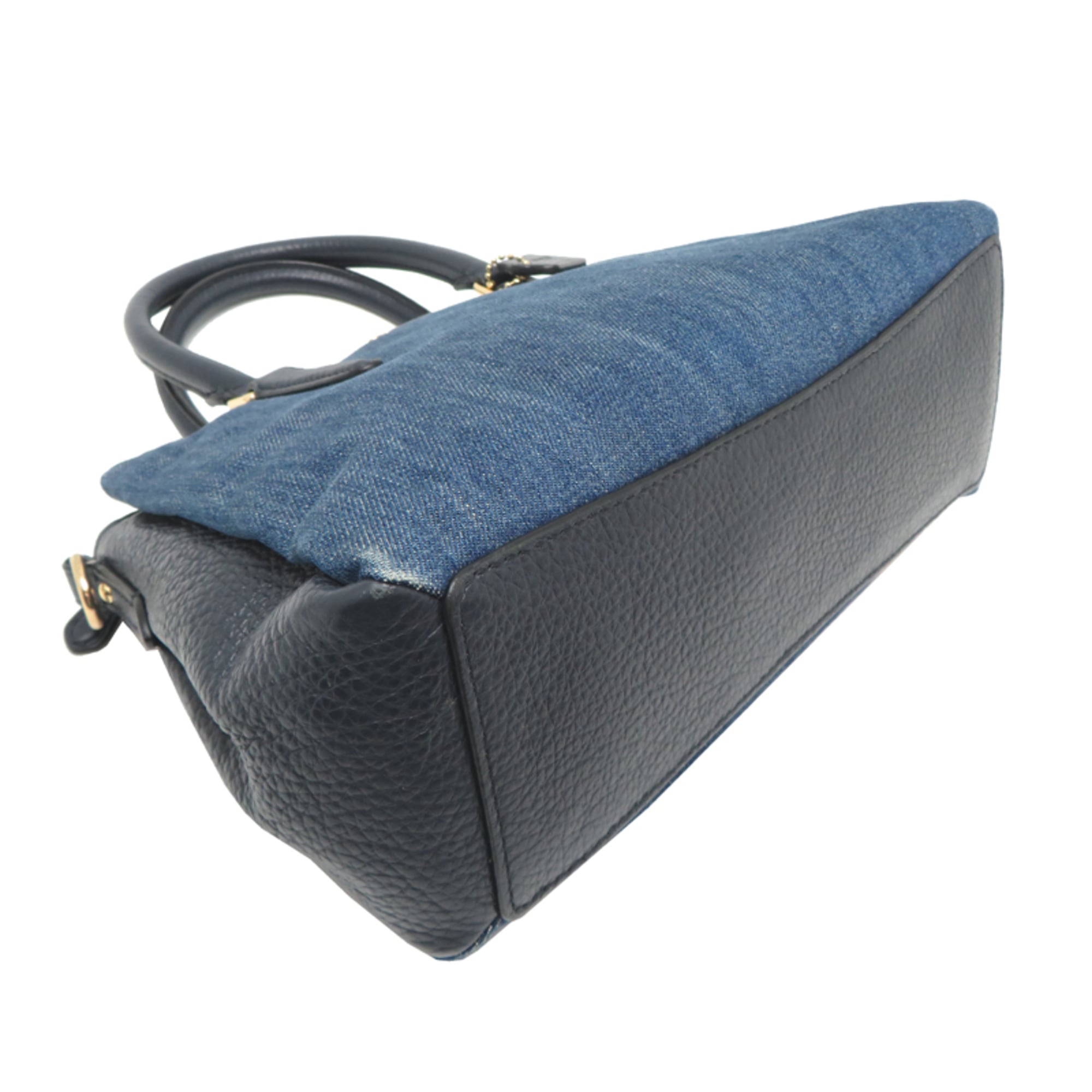 Coach Blue Denim Handbag (Pre-Owned)