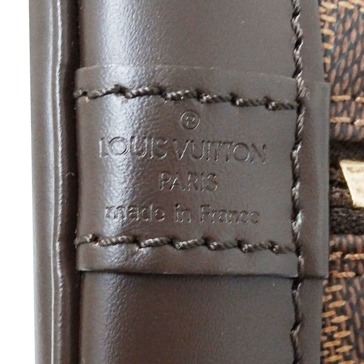 Louis Vuitton Brown Damier Canvas Handbag (Pre-Owned)