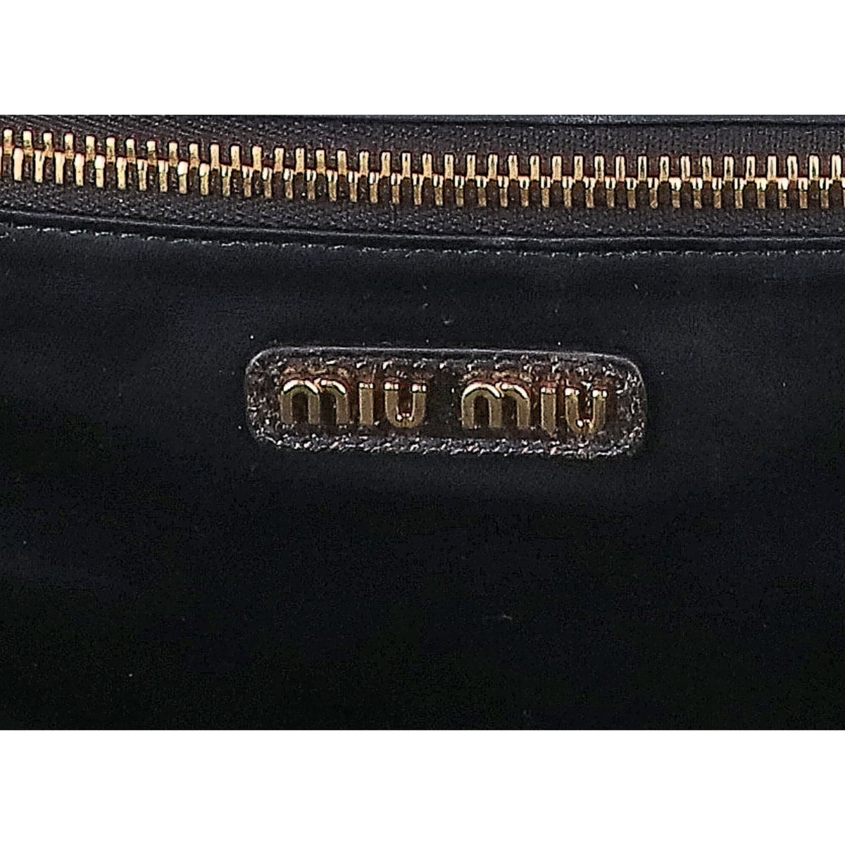 Miu Miu Gold Leather Handbag (Pre-Owned)