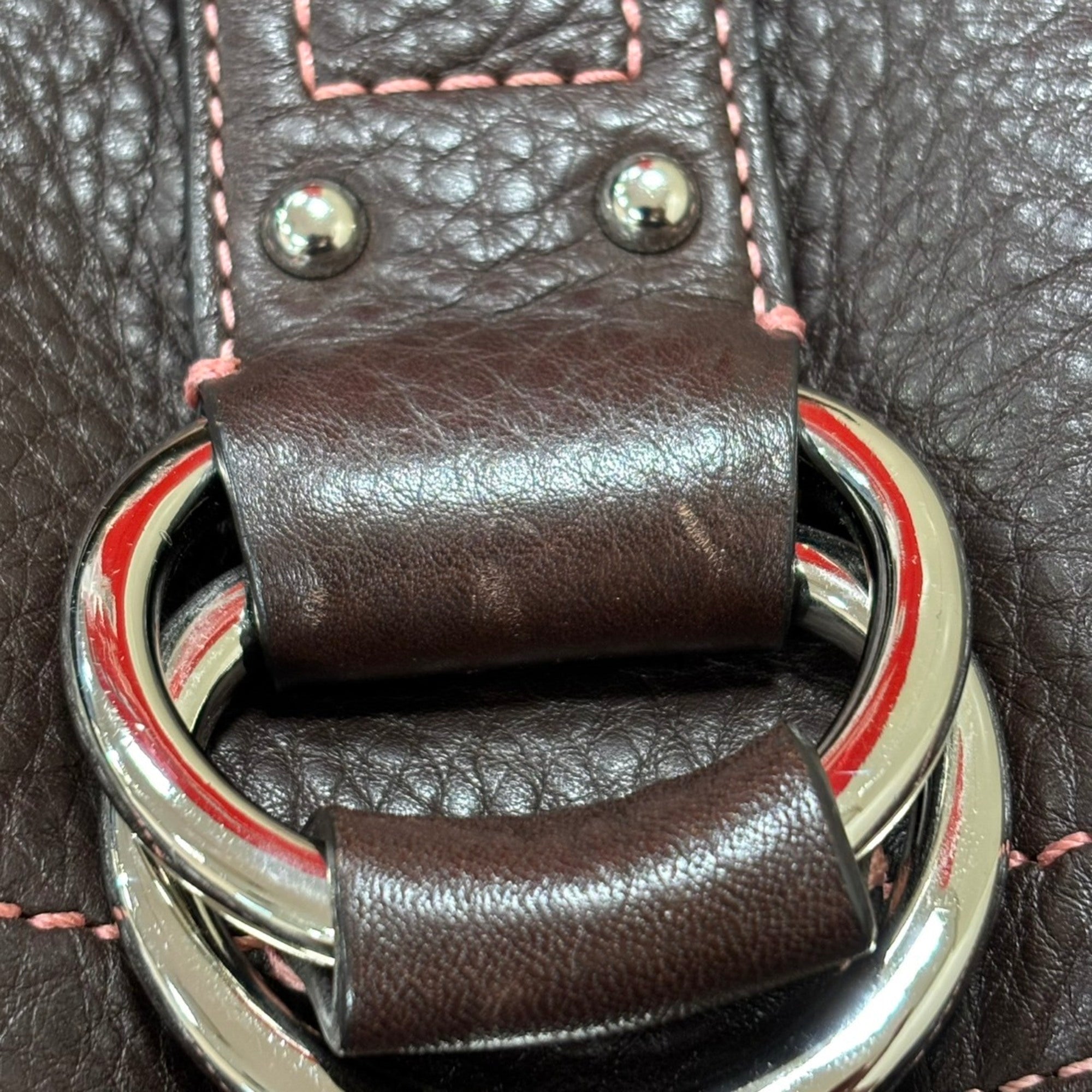 Coach Dark Brown Leather Shoulder Bag (Pre-Owned)